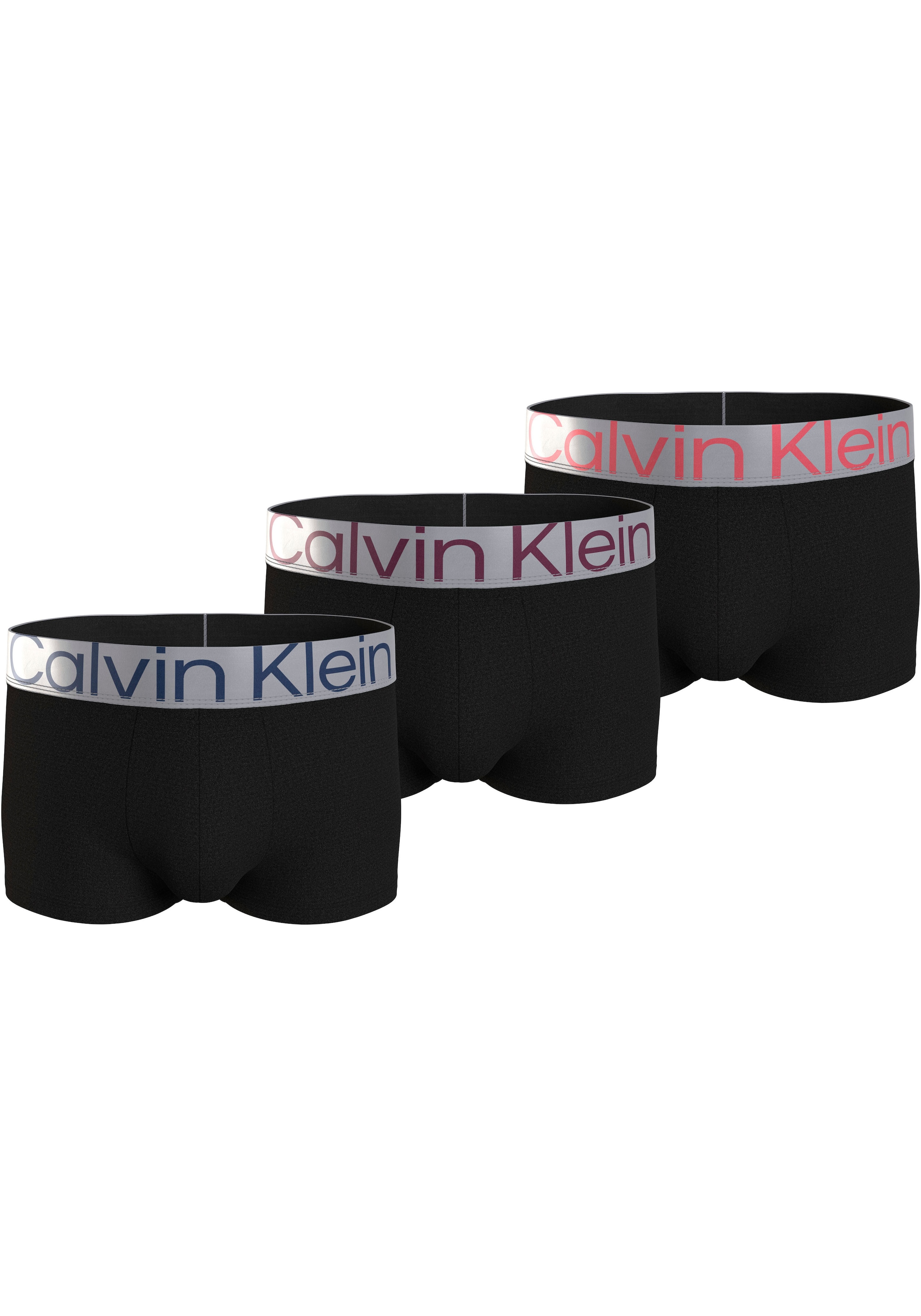 Calvin Klein Underwear Trunk »LOW RISE TRUNK 3PK«, (Packung, 3 St., 3er-Pack), mit Logo-Elastikbund