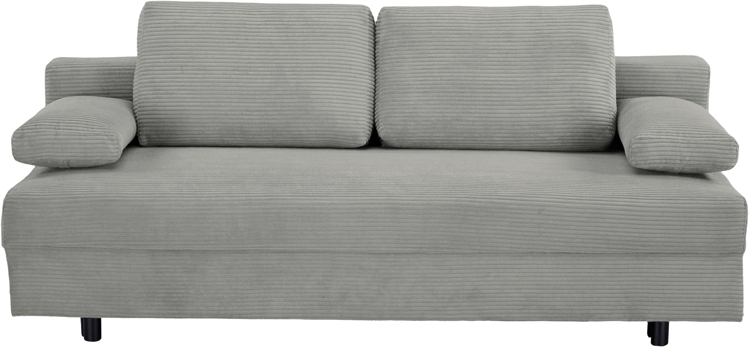 OTTO home Schlafsofa »ONNIKO Cord, Breite: 192 cm, Liegefläche 121x192 cm, softer Cord-Bezug« mit Bettfunktion & Bettkasten