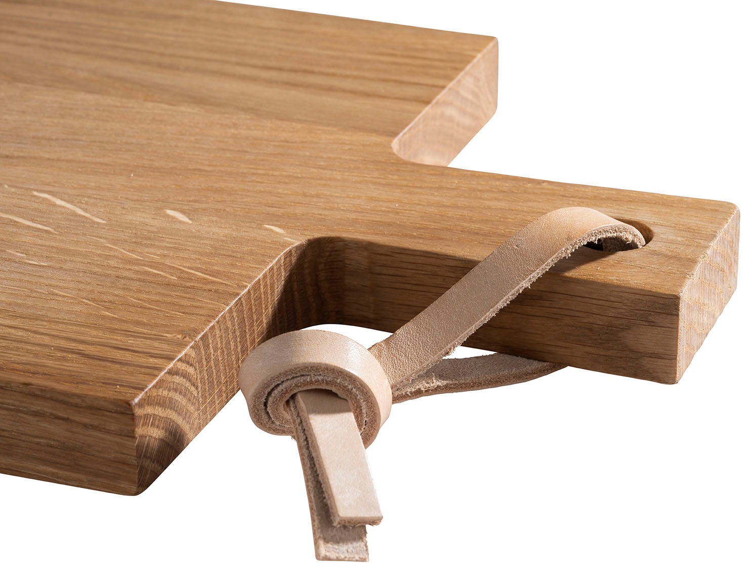 APS Servierbrett »SIMPLY WOOD« mit Hängeloch und Lederband, geölt