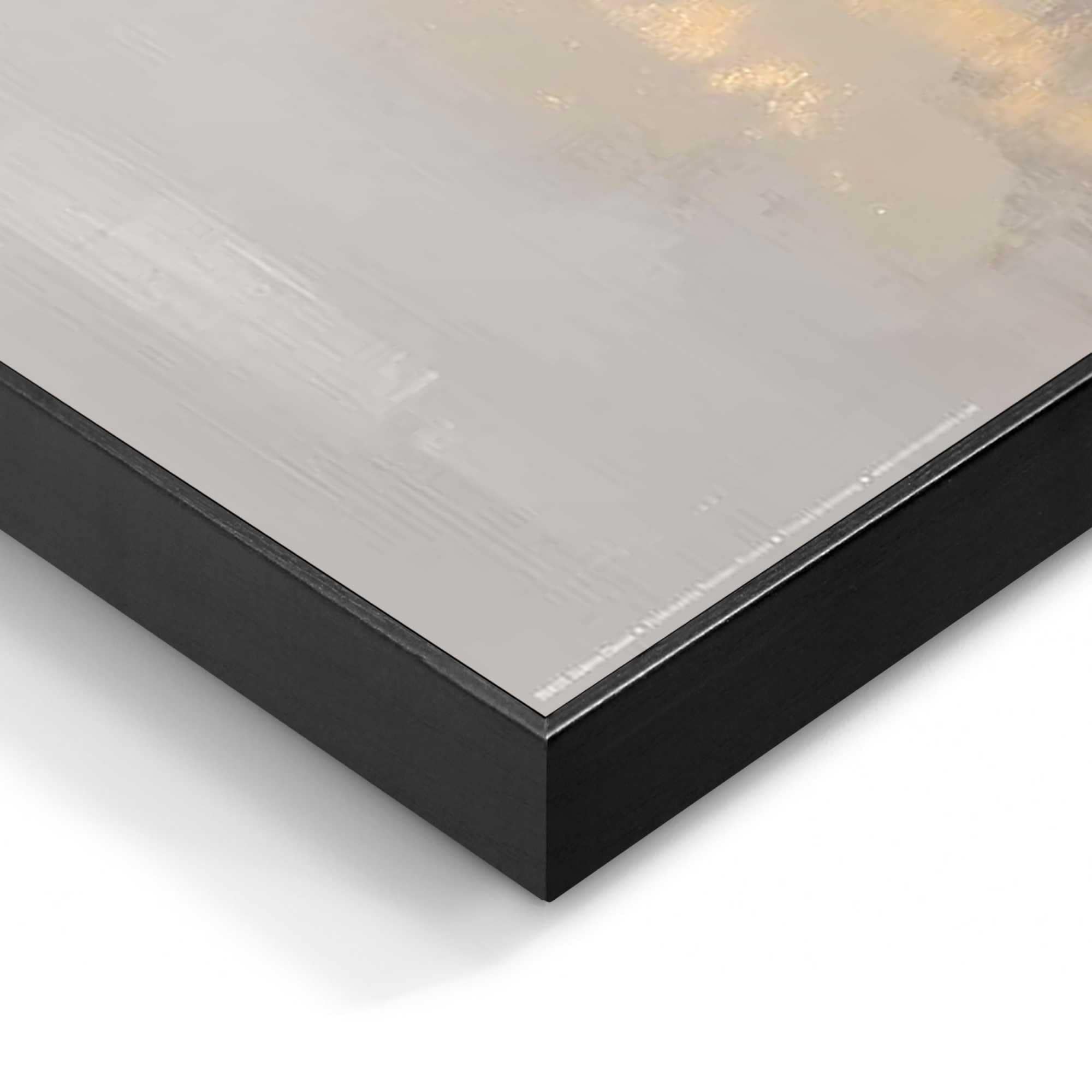 Reinders! Wandbild »Goldener Horizont« 1 Stk. tlg. Wohnzimmer - Gold - MDF - Abstrakt - 90x60 cm