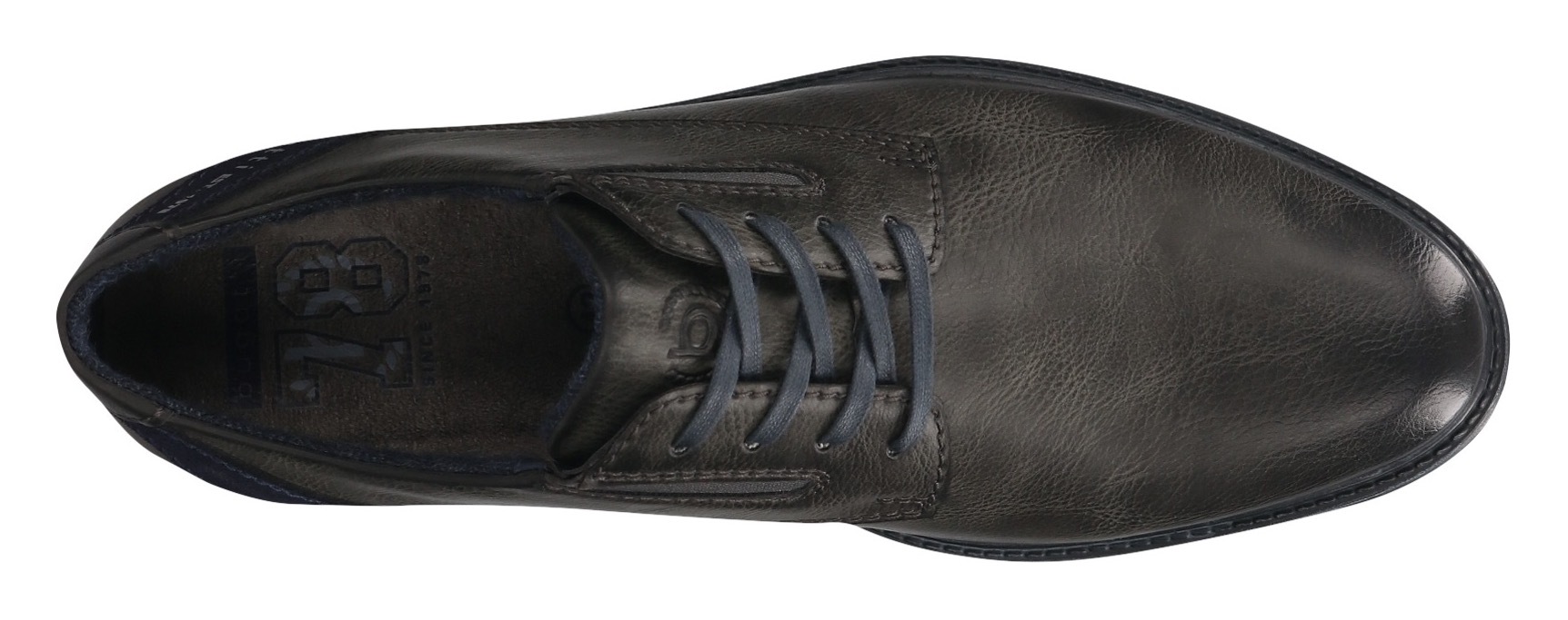 bugatti Schnürschuh, Anzugschuh, Business Schnürschuh mit modischem Fersen-Flag