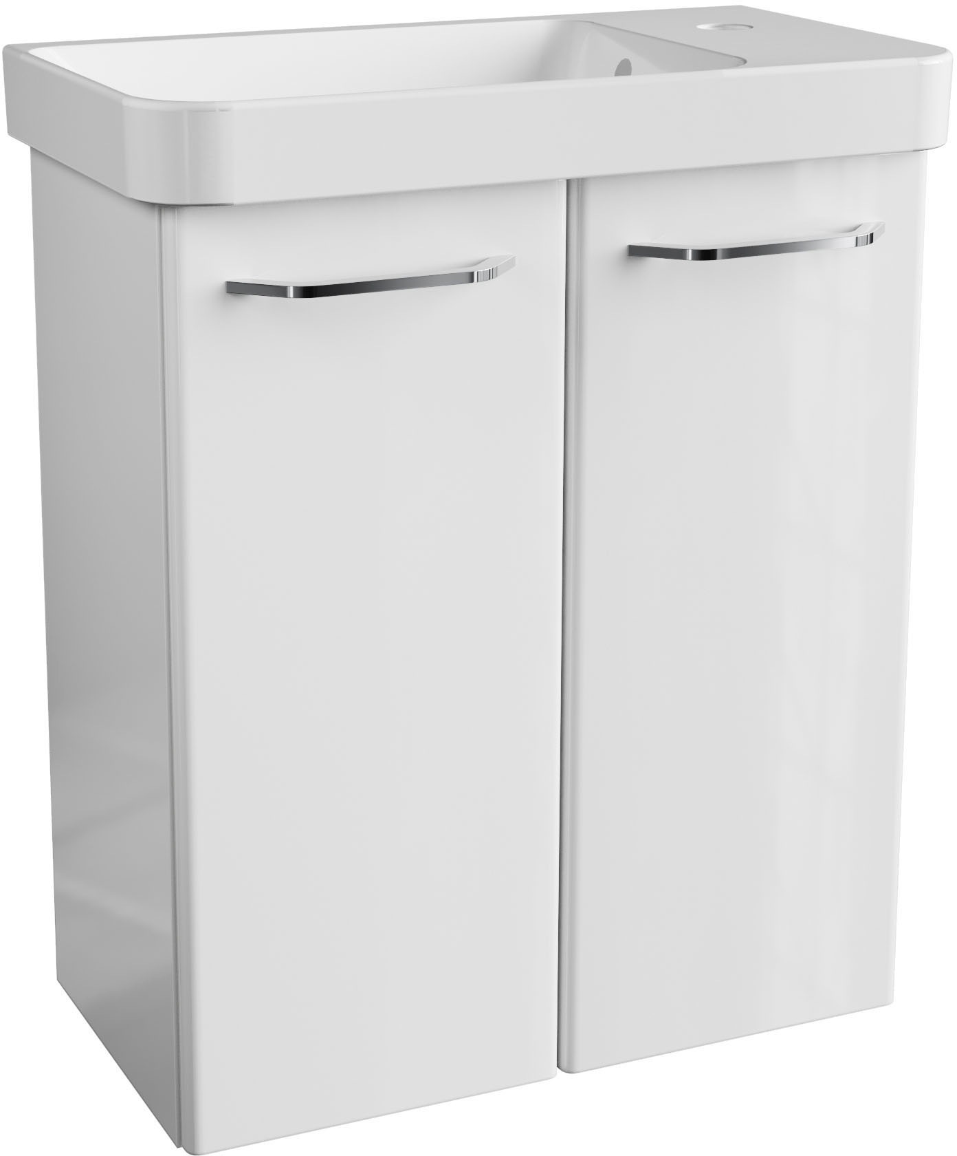 FACKELMANN Waschtisch »Mini-Gäste-WC-Set MILANO«, Badmöbel, Breite 55cm günstig online kaufen