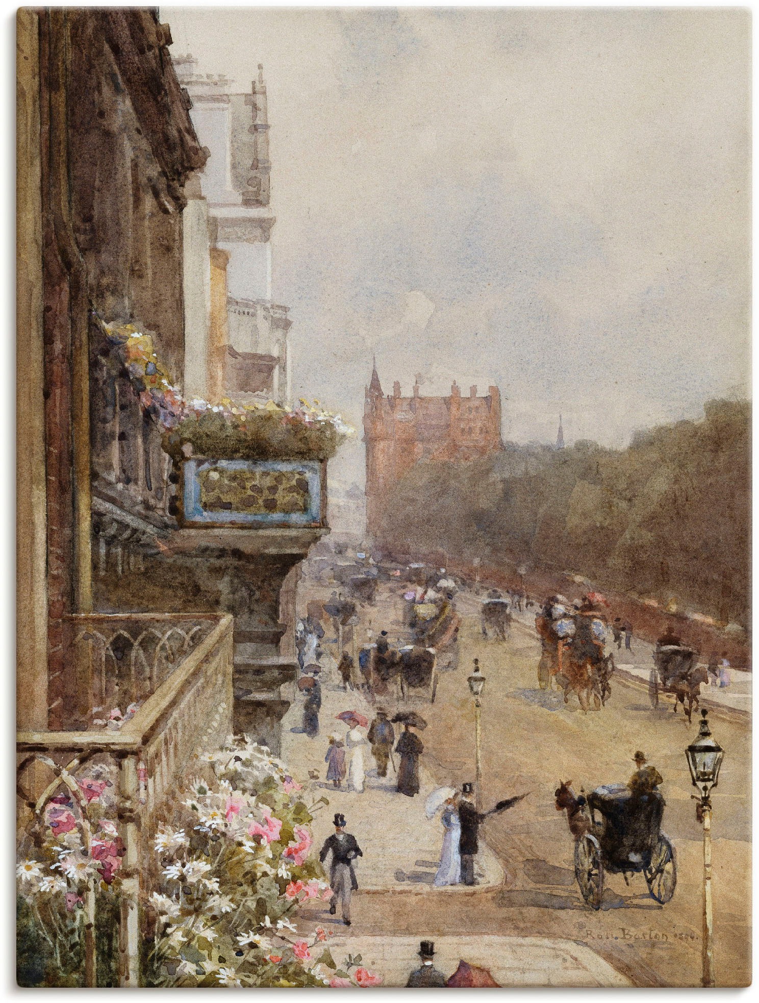 Artland Wandbild »Piccadilly, London. 1894« Gruppen & Familien 1 Stk. tlg. günstig online kaufen