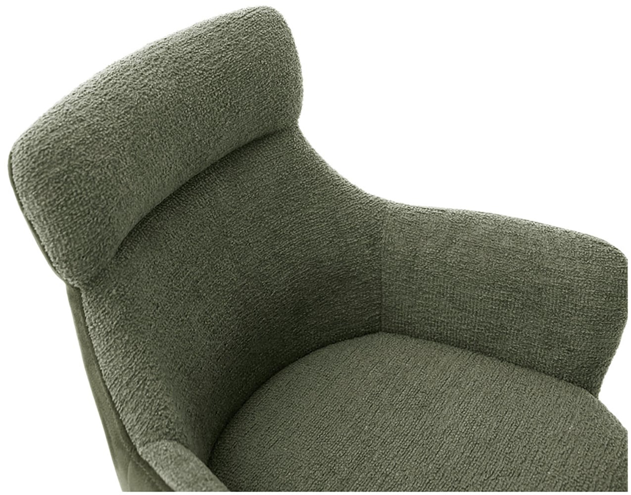 MCA furniture Esszimmerstuhl »PELION«, Feingewebe, (2er-Set), drehbar 360°, Dreh- & Schwingfunktion, Sitzhöhe ca. 50 cm