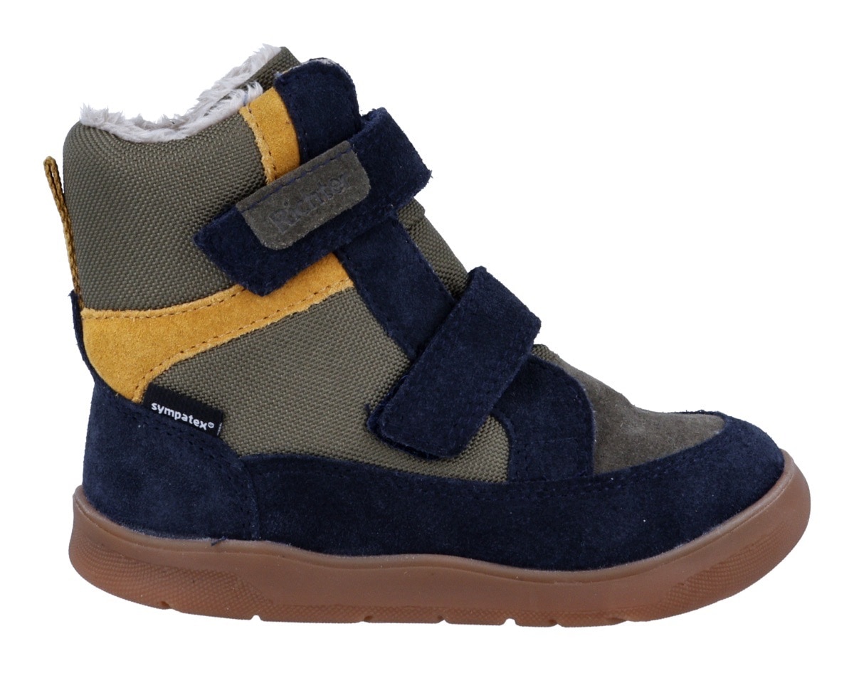 Richter Winterstiefel »Samy WMS: Mittel«, Barfußschuh, Klettstiefel mit Sympatex, Größenschablone zum Download