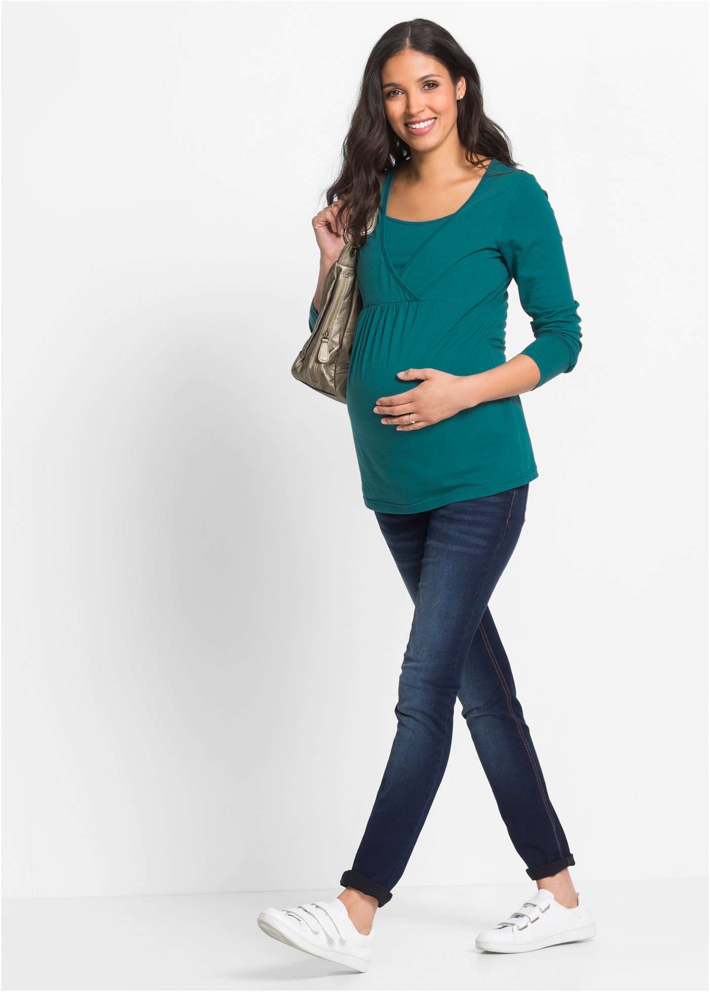 bonprix Stillshirt 2-in-1 Umstands- und Stillshirt