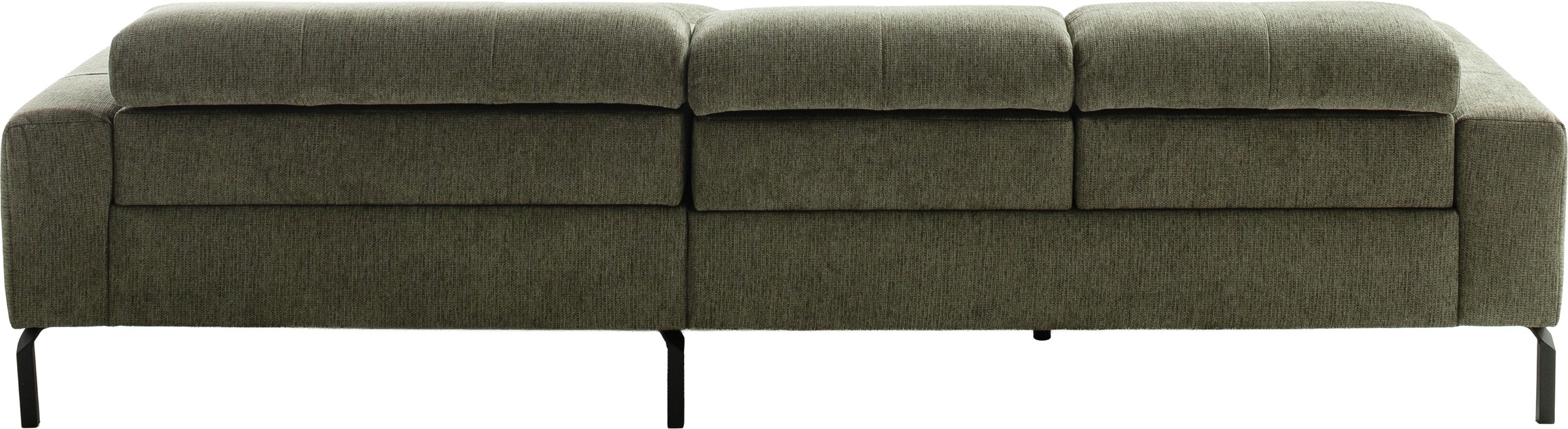 Home affaire Ecksofa »Claya Move, L-Form, Kopf- & Rückenverstellung, Breite 293 cm« Moderne Steppung, weicher Polsteraufbau & saugroboterfreundliche Höhe