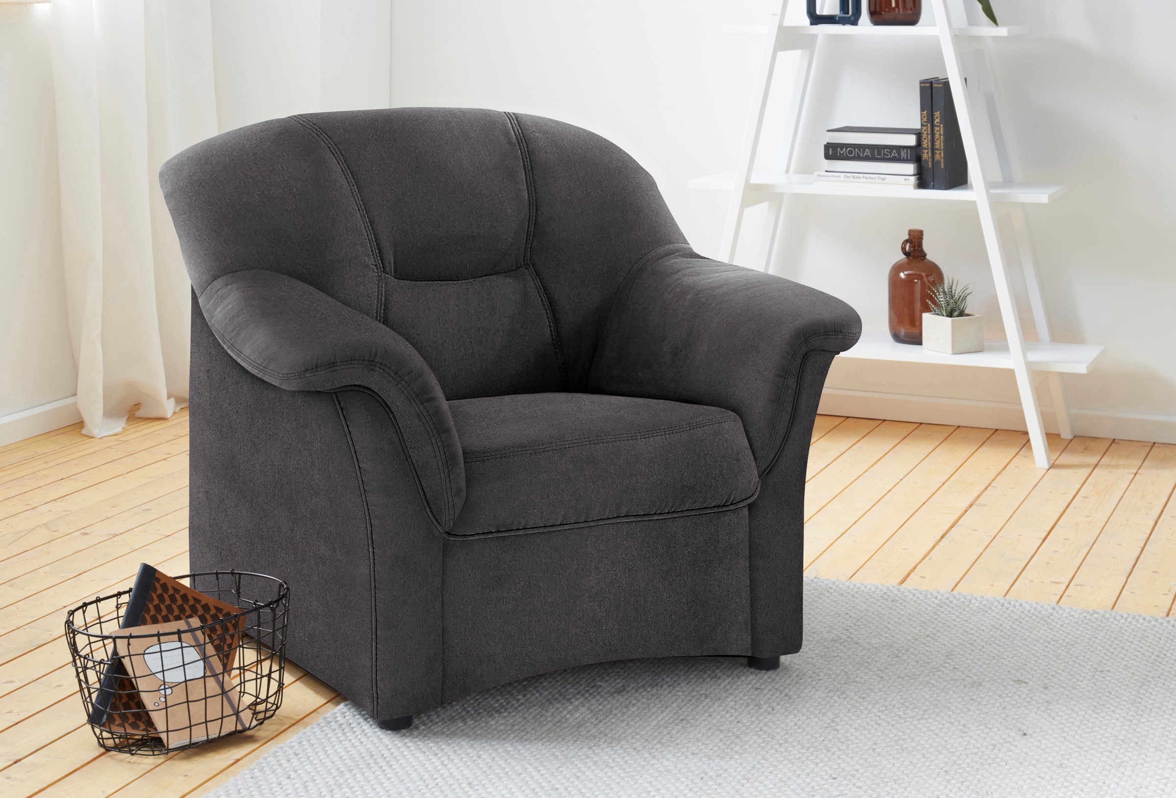 DOMO collection Sessel »Sarafina zeitlos und elegant, bequem« wahlweise mit günstig online kaufen