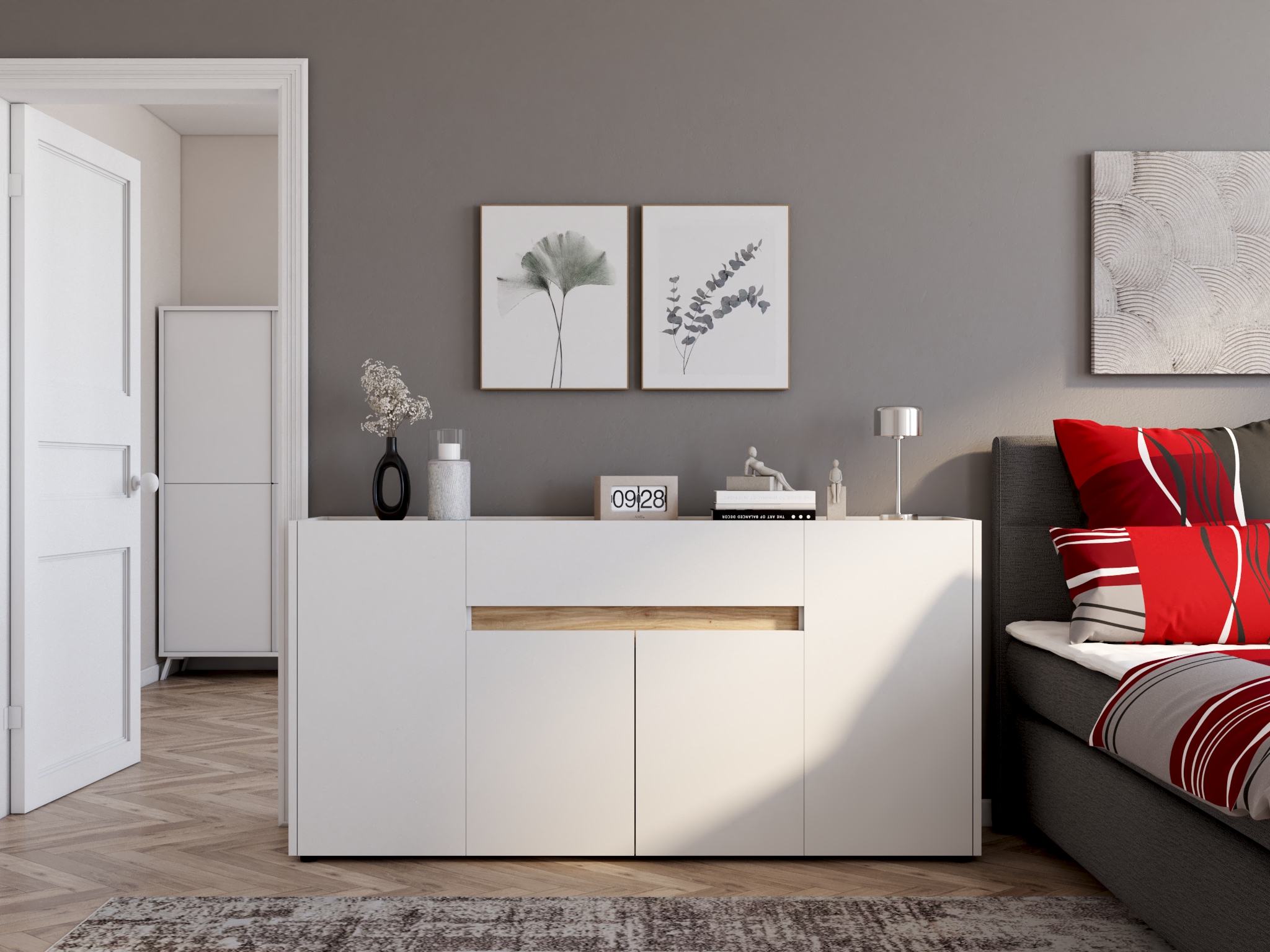 my home Teppich »Salsa« rechteckig 9 mm Höhe mit besonders weichem Flor, Kurzflor, im Vintage-Look, dichte Qualität