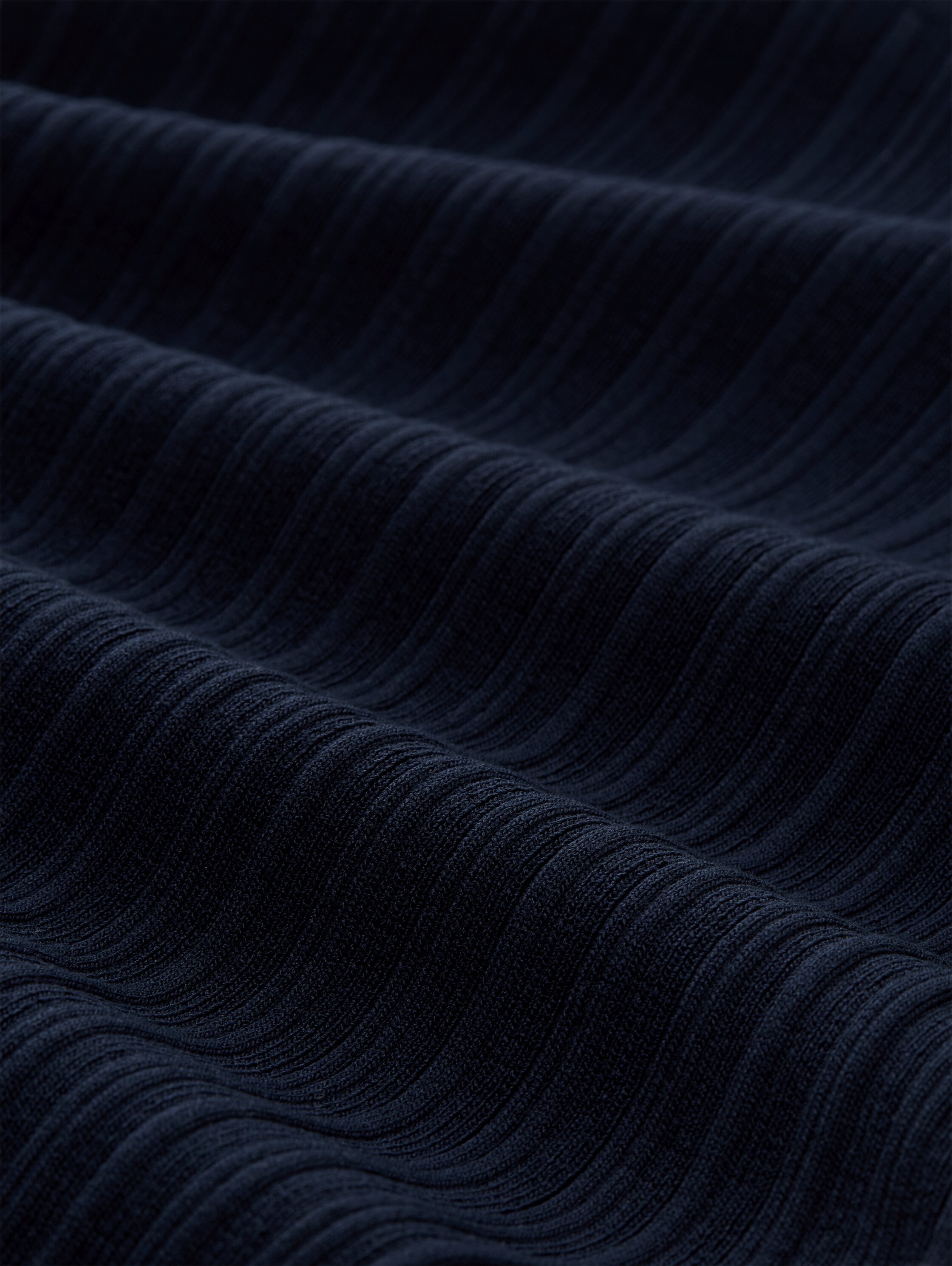 TOM TAILOR Denim Strickjacke mit gewelltem Abschluss