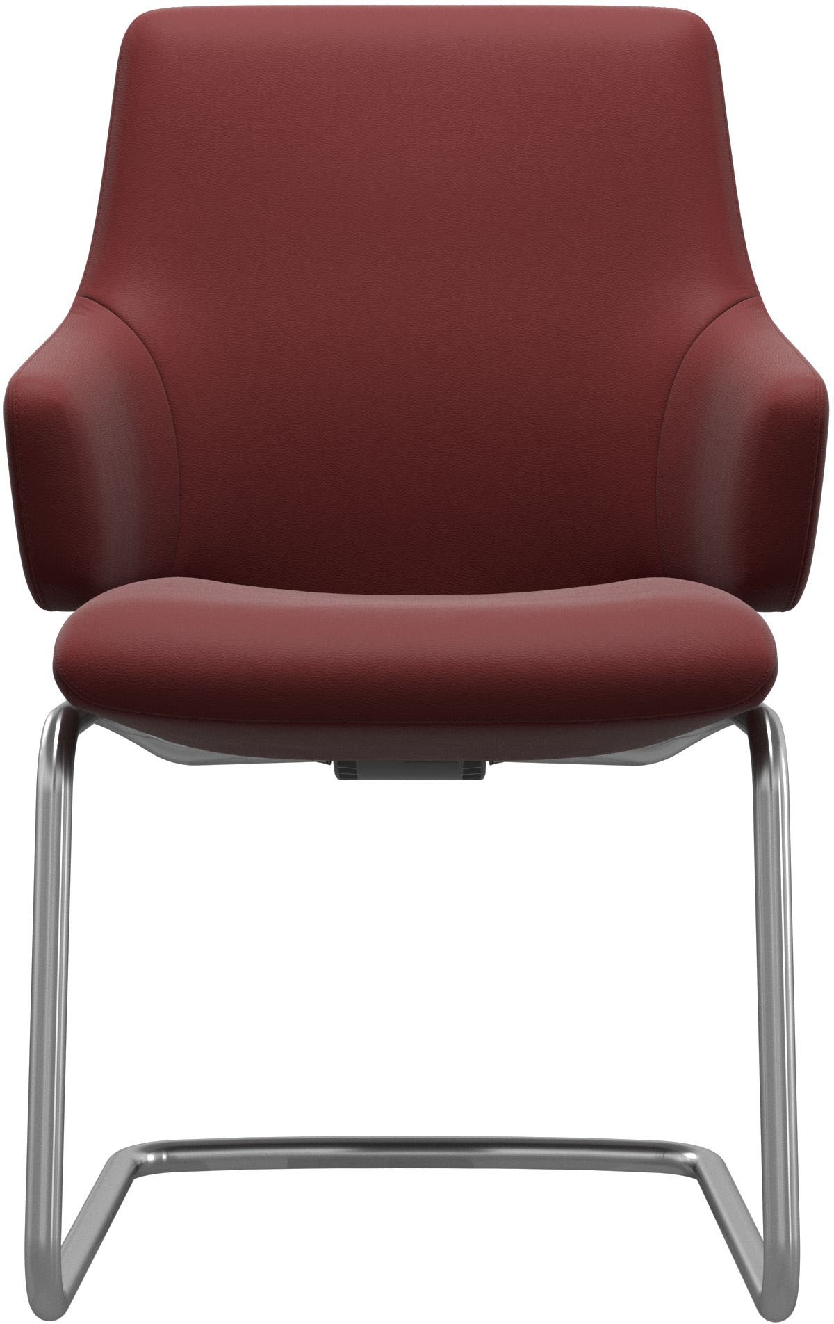 Stressless® Polsterstuhl »Laurel«, Leder PALOMA, Low Back mit Armlehne, Größe L, mit Beinen aus Stahl in Schwarz matt