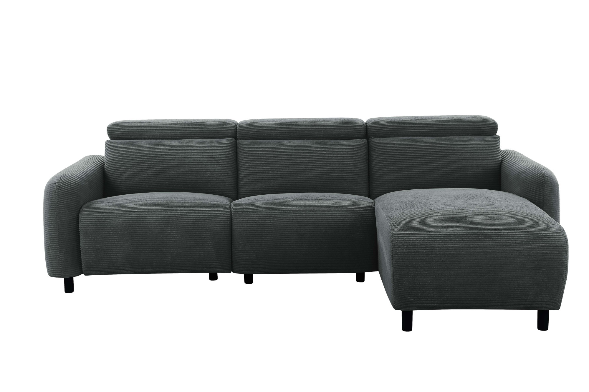 Home affaire Ecksofa »SKAANE in Cord, L-Form, 274 cm, manuelle u. elektrisc günstig online kaufen