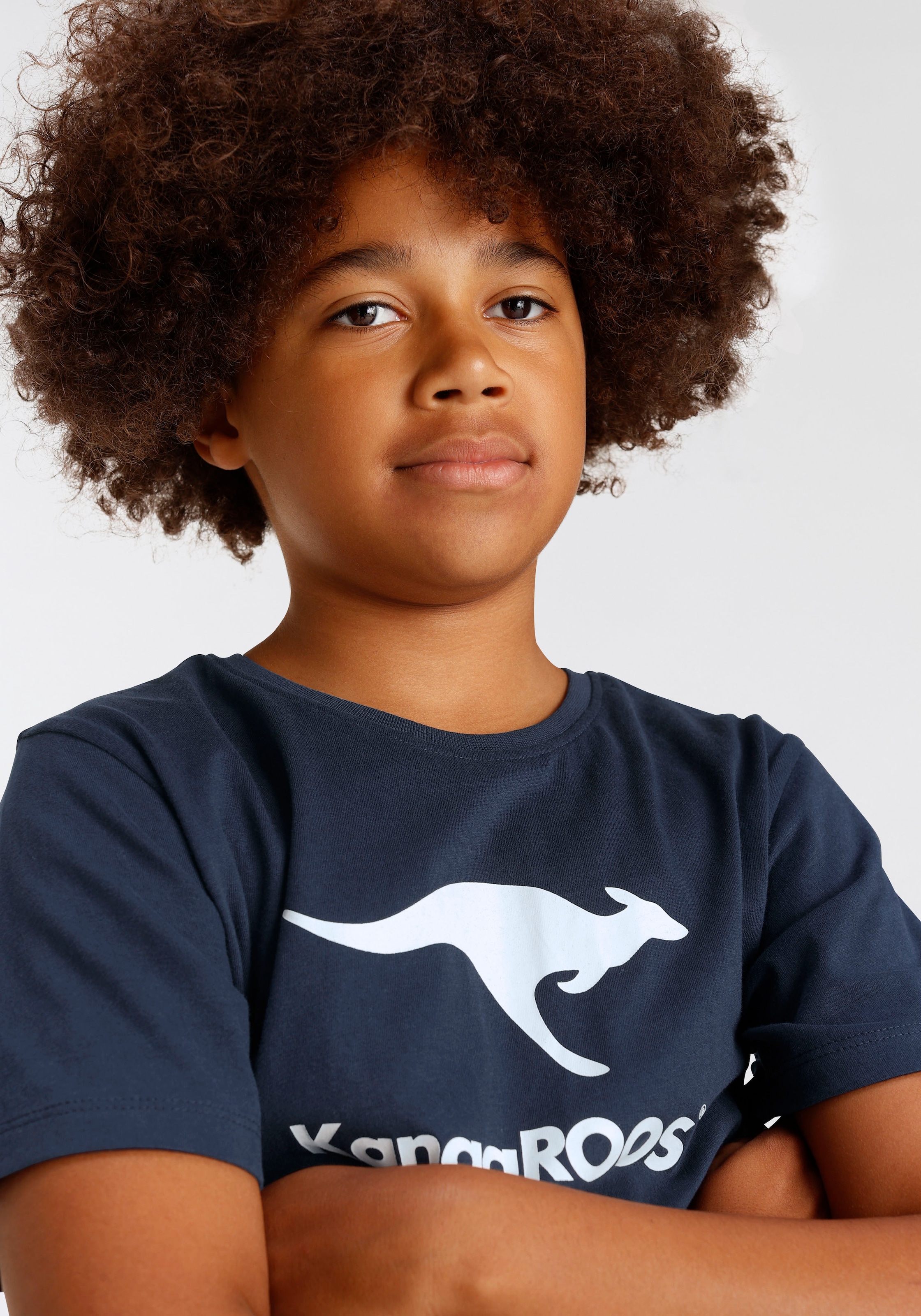 T-Shirt Logo« Online-Shop »Basic im kaufen KangaROOS