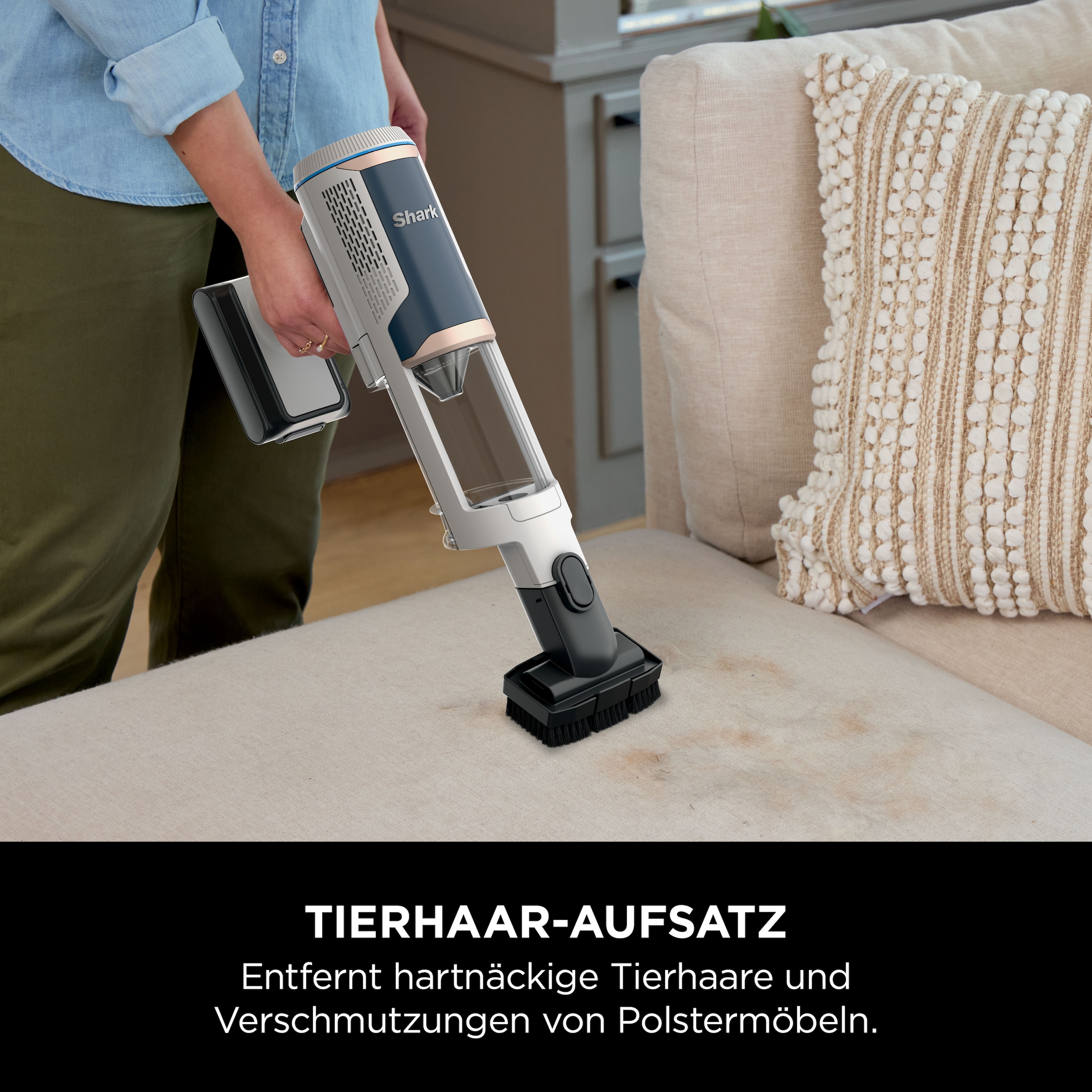 Shark Akku-Hand-und Stielstaubsauger »Shark Clean & Empty BU3521EU«, mit automatischem Entleerungssystem