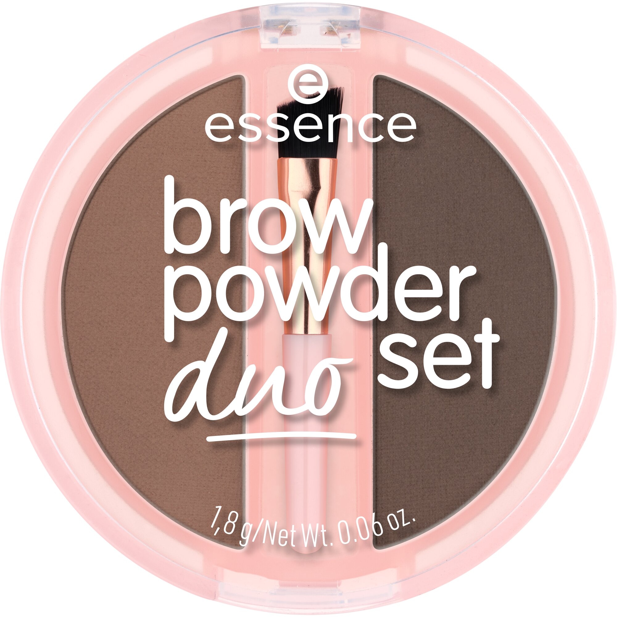 Essence Augenbrauen-Puder »brow powder duo set«, (Set, 3 tlg.)
