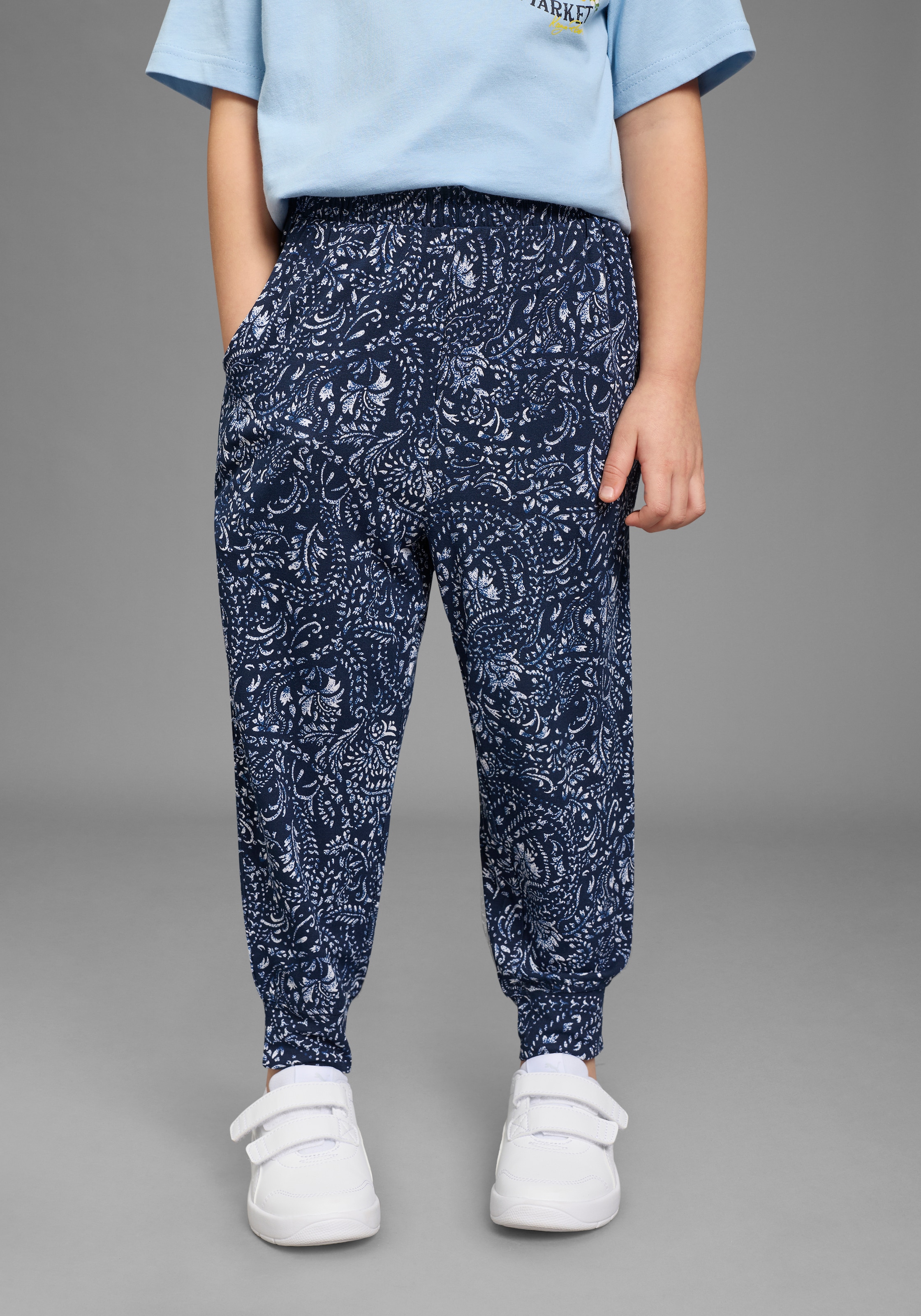 KIDSWORLD Jerseyhose »Viskose Haremshose«  für Mädchen, bequeme Passform, aus weichem Single Jersey