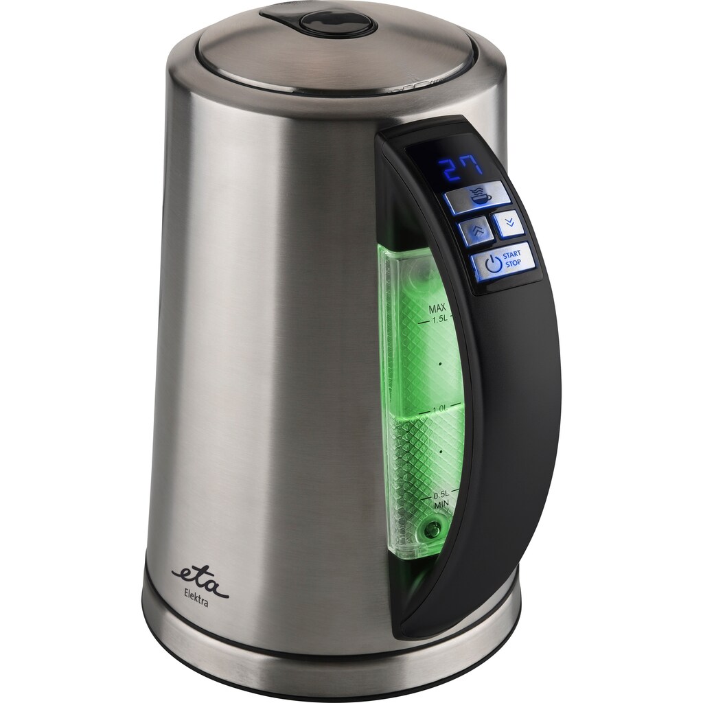 eta Wasserkocher »ELEKTRA ETA359790000«, 1,5 l, 2200 W, Temperaturregelung 40 - 100 °C, KEEP WARM Funktion, System STRIX