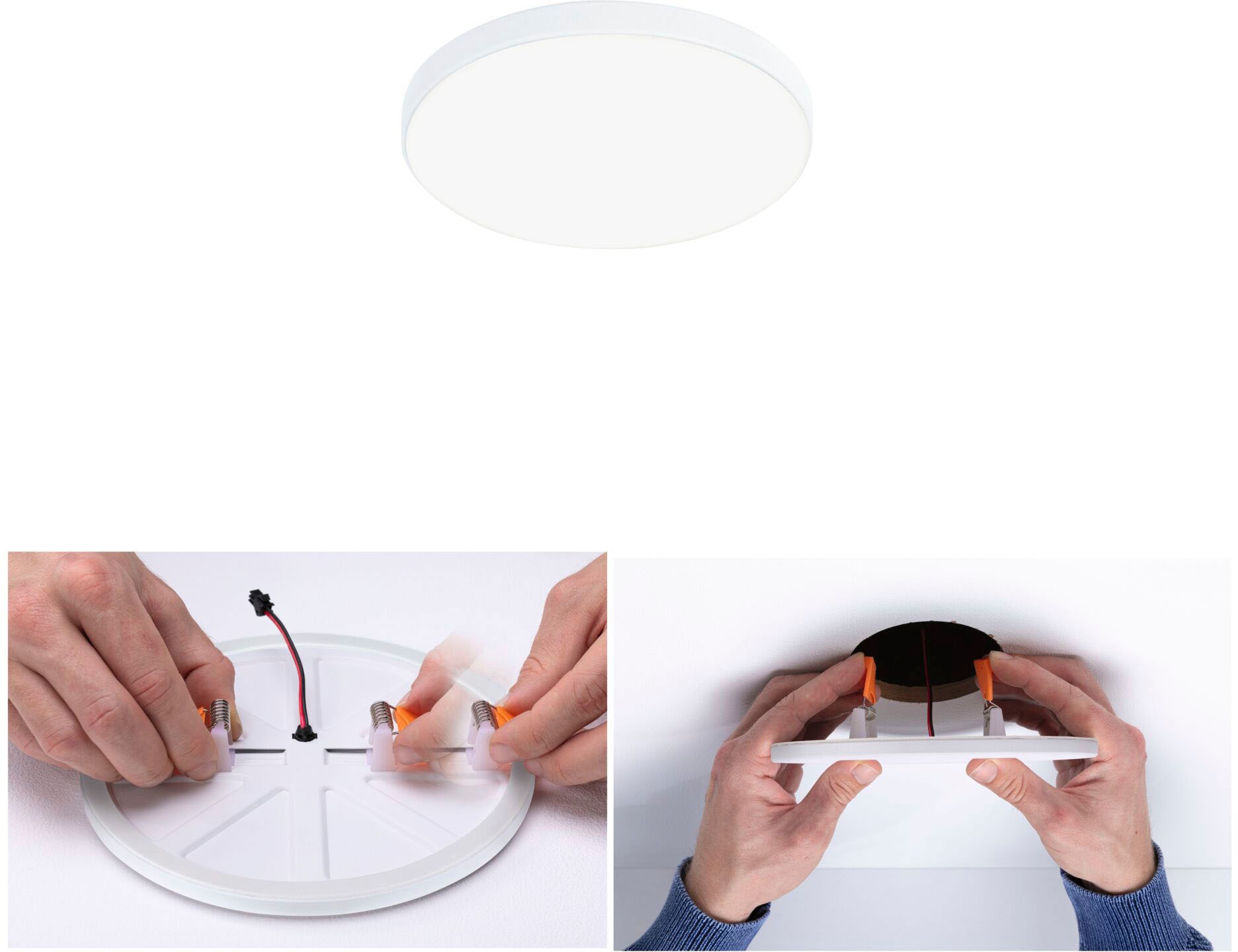 Paulmann LED Bad-Einbauleuchte »Veluna«, Schutzart IP44 spritzwassergeschützt, Ø 9,0 cm 
