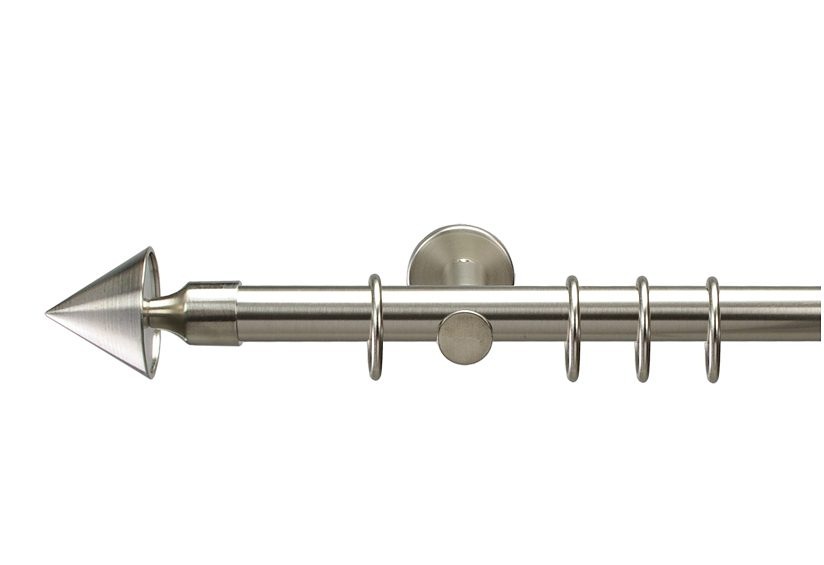Liedeco Gardinenstange »Kegel« Ø 20 mm 1 läufig-läufig Fixmaß günstig online kaufen