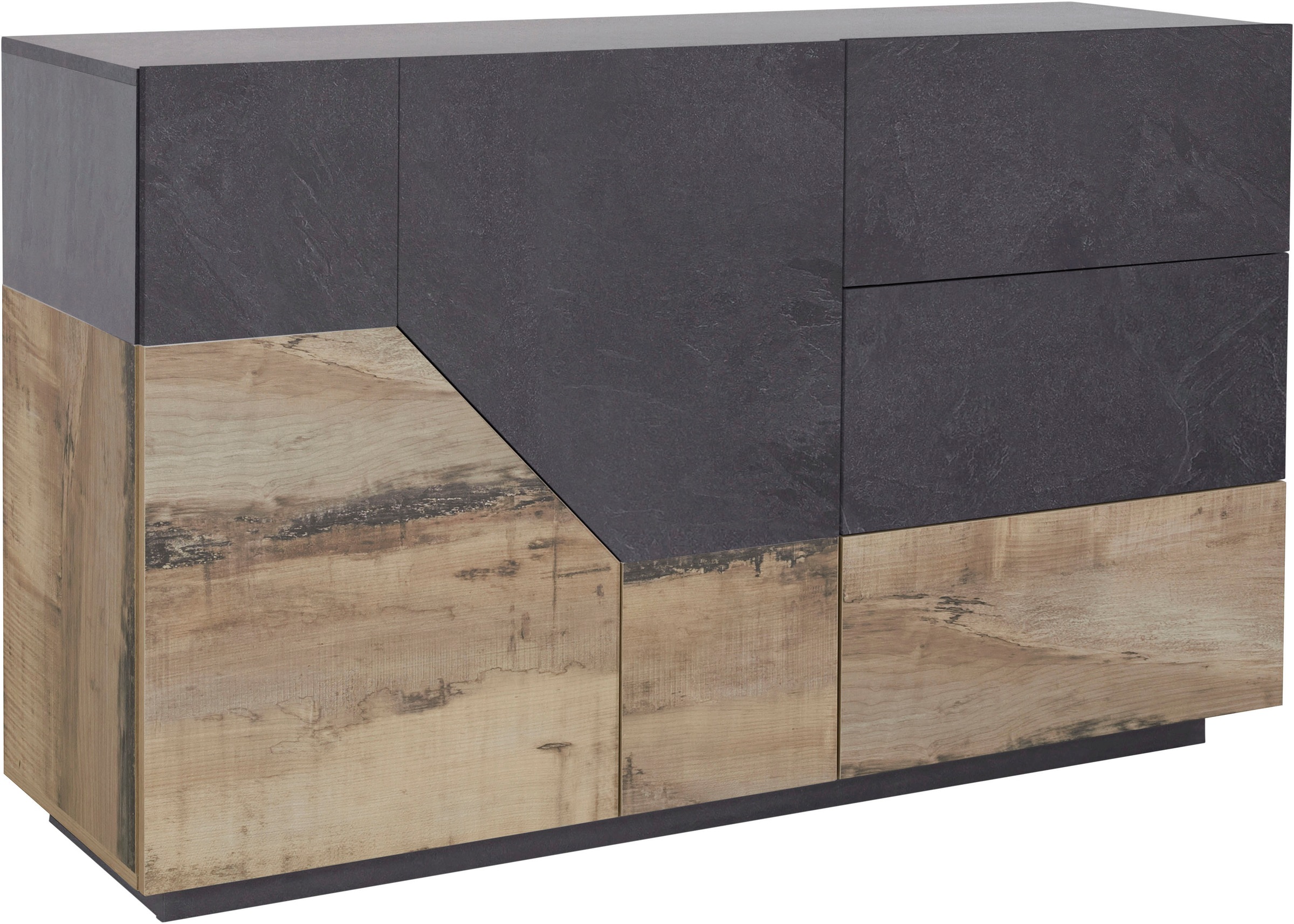 INOSIGN Sideboard »ALIEN-Kommode, Schrank, Anrichte mit 2 Türen und 3 Schubkästen«, Sideboard Breite ca. 140 cm "100 % Made in Italy"