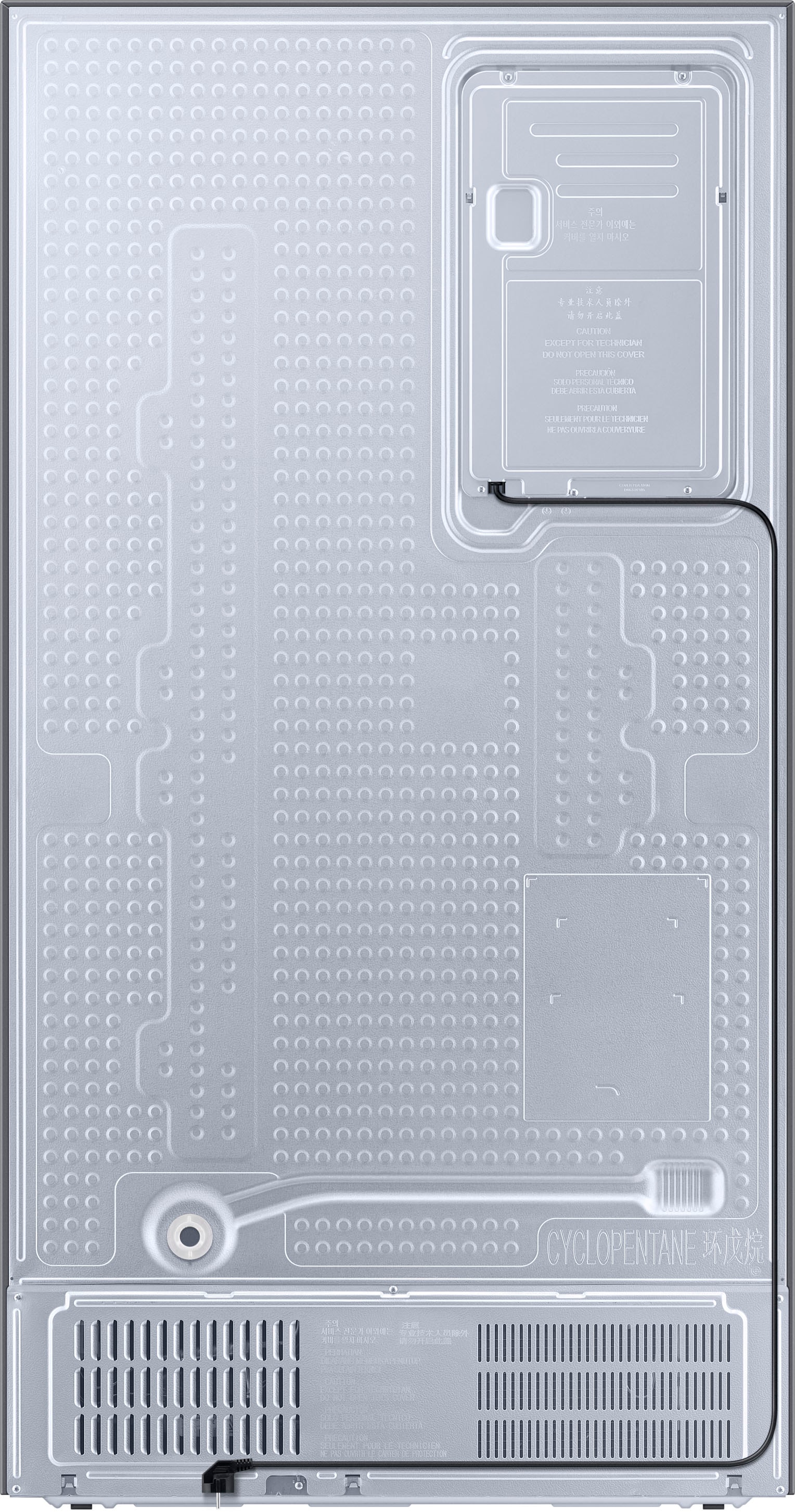 Samsung Side-by-Side »RS6GA8532SL«, RS6GA8532SL, 178 cm hoch, 91,2 cm breit
