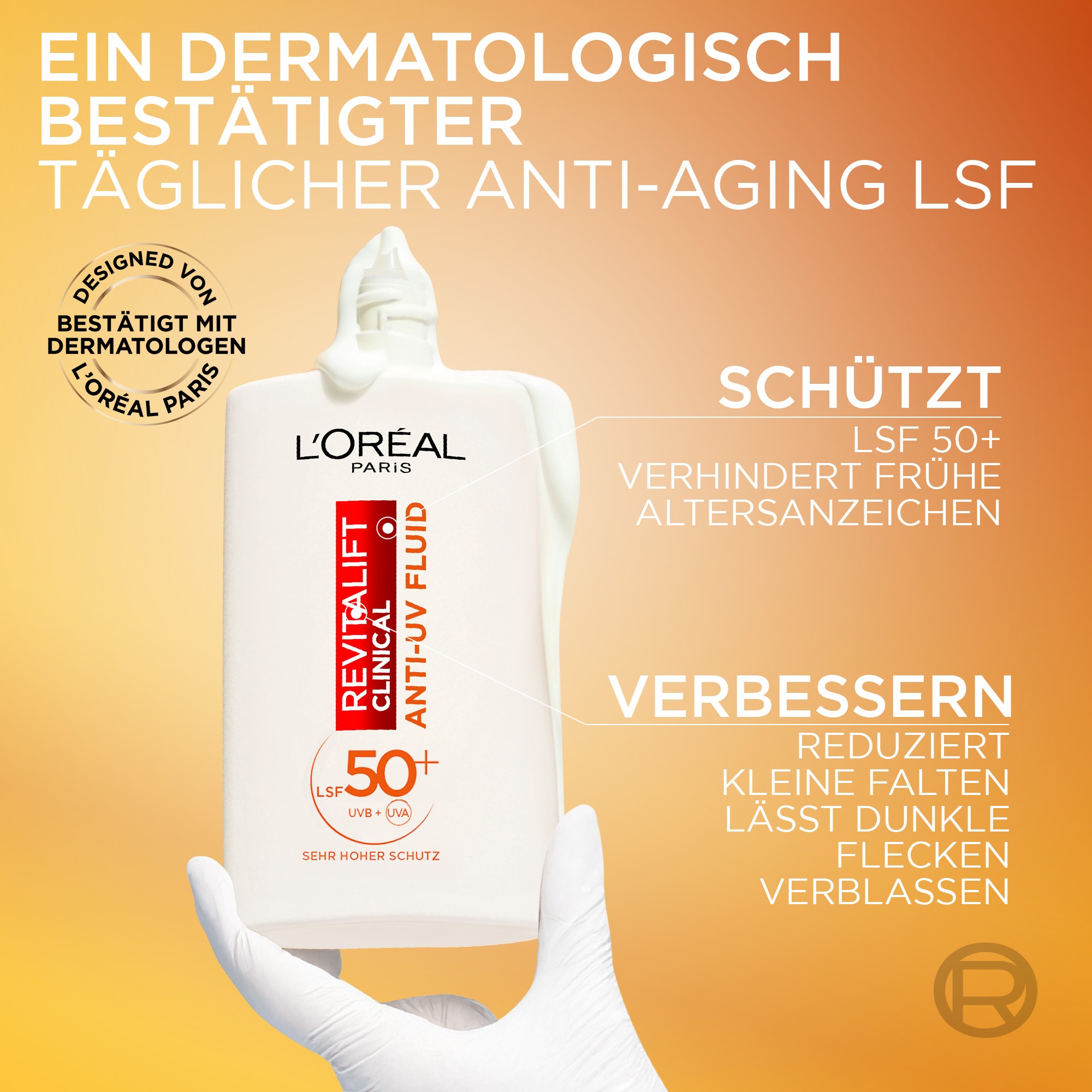 L'ORÉAL PARIS Sonnenschutzfluid »Feuchtigkeitspflege mit LSF« mit Lichtschutzfaktor