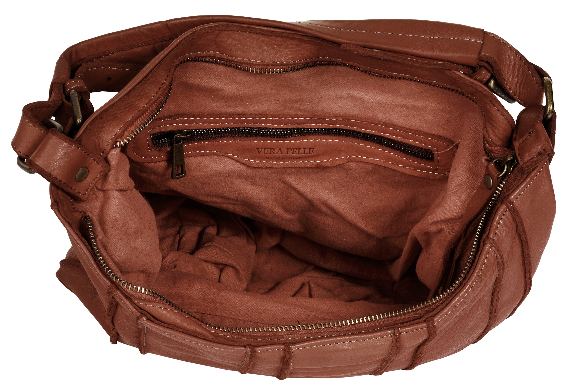 Samantha Look Shopper echt Leder, Made in Italy