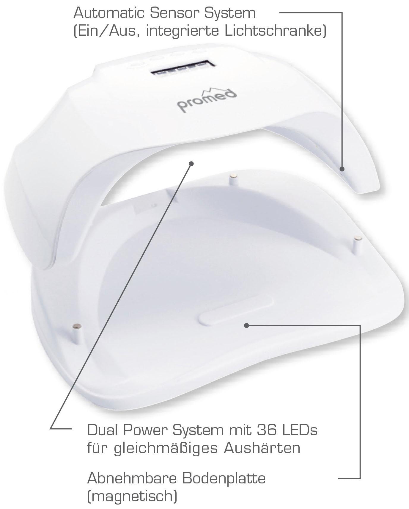 promed Lichthärtungsgerät »UVL-54, »All-In««, zum Härten von UV+LED Gel und Acryl