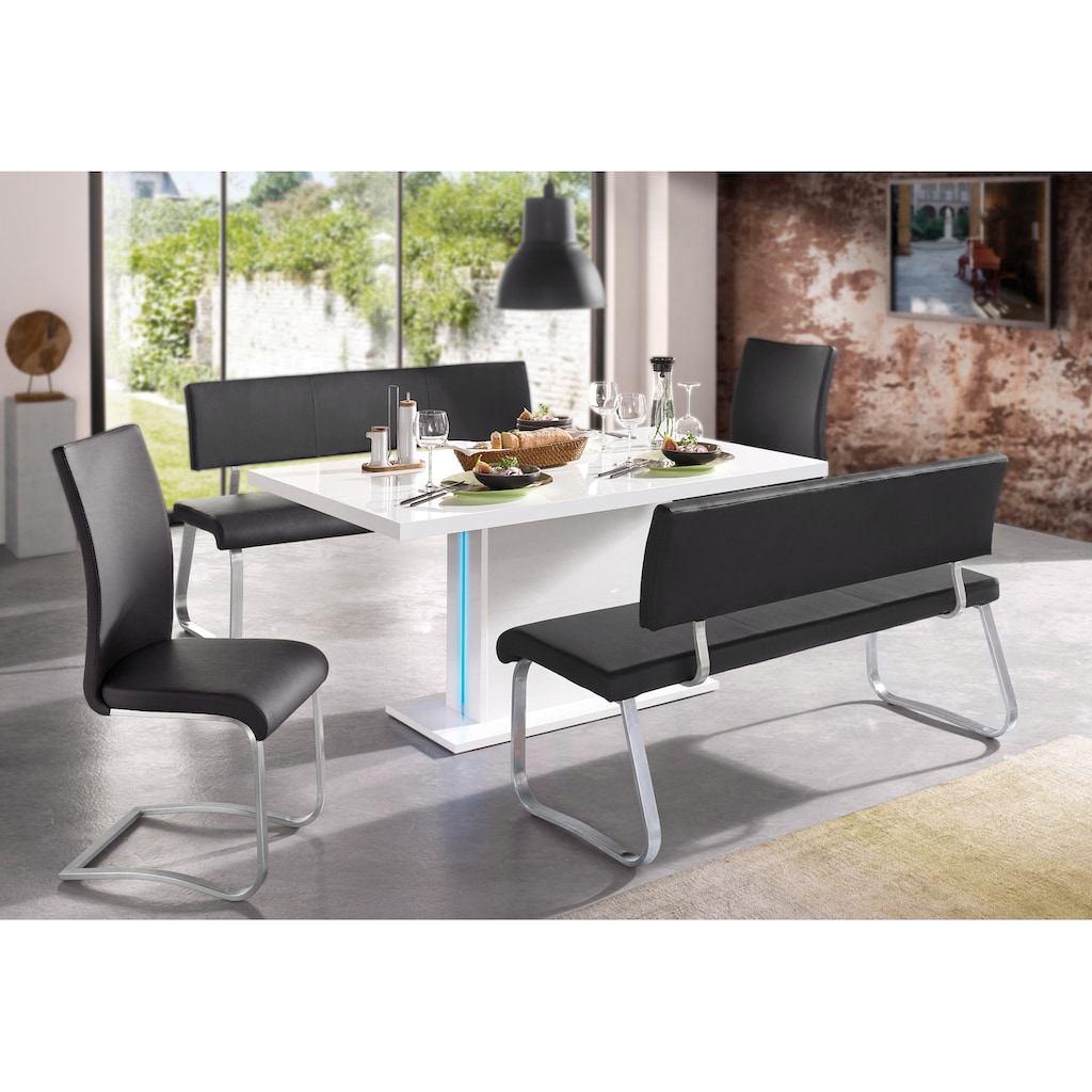 MCA furniture Freischwinger »Arco«, (Set), 2 St., Leder