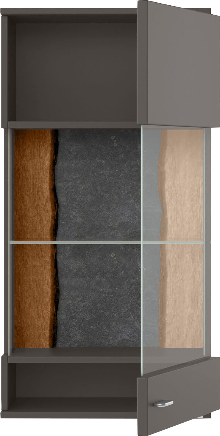 set one by Musterring Vitrine »TACOMA«, Typ 21/22, Höhe 126,4 cm, mit getönter Glastür