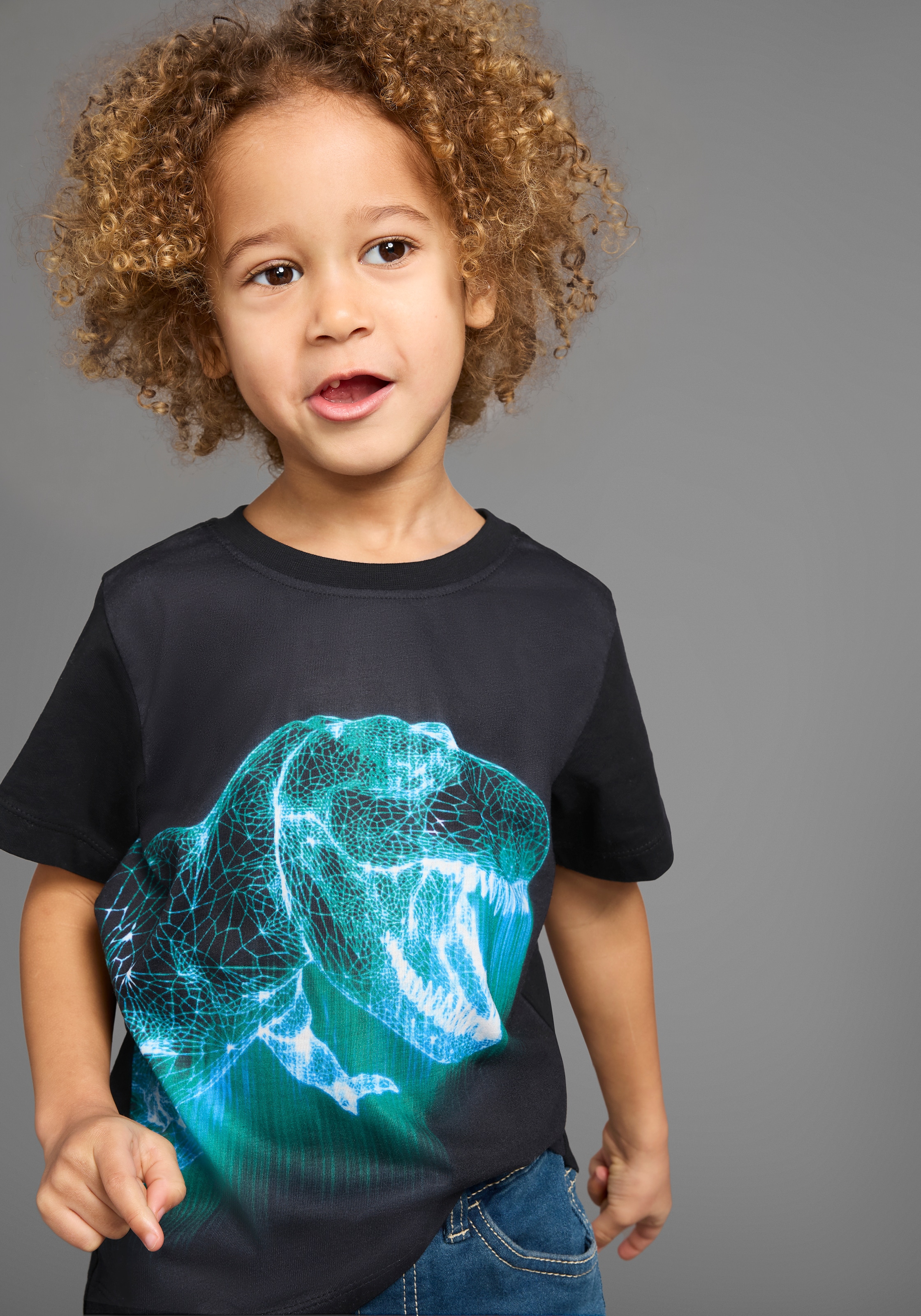 KIDSWORLD T-Shirt »BIG DINO«, T-Shirt mit coolem Dino-Print