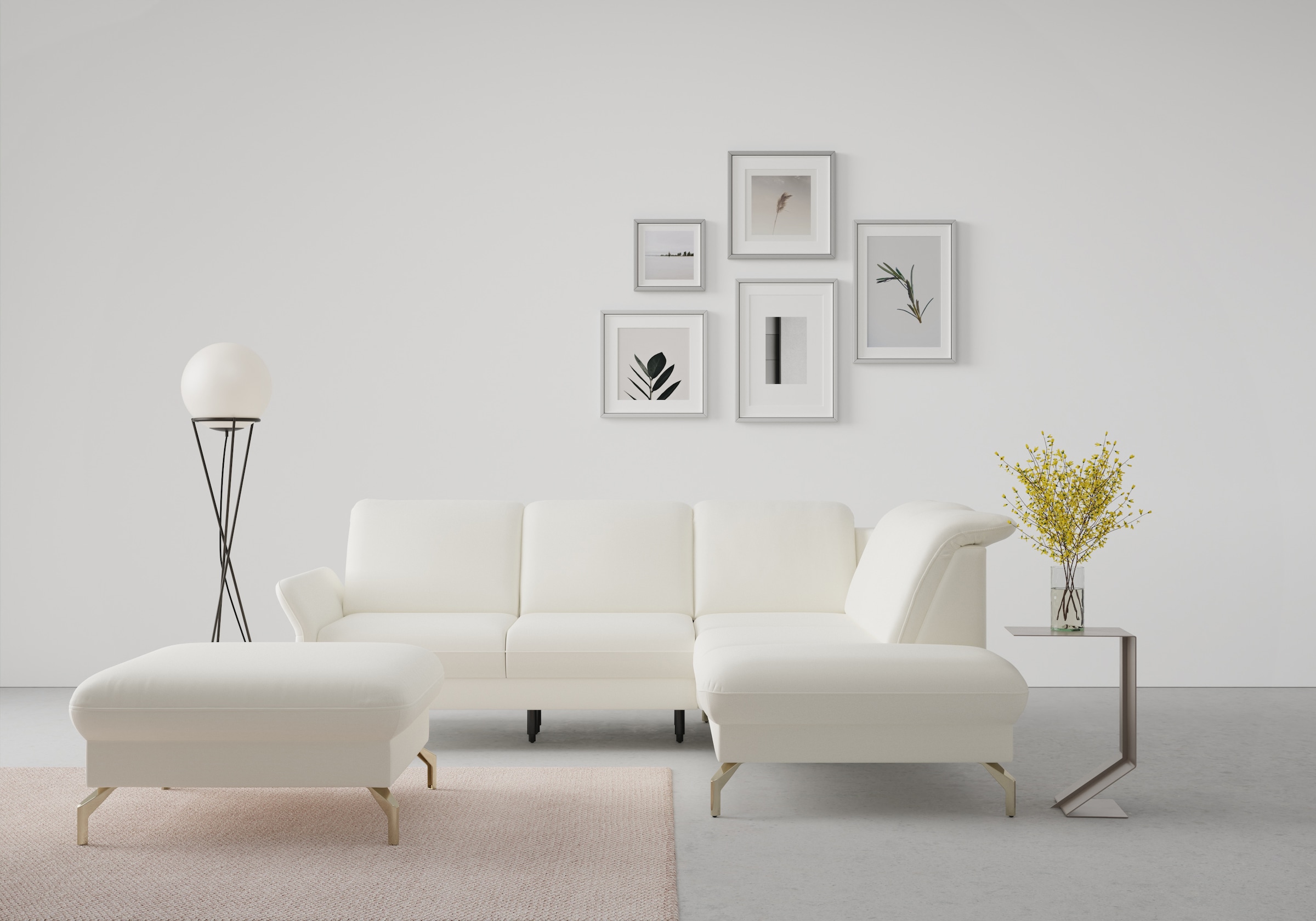 sit&more Ecksofa »Fashion L-Form«, wahlweise mit Kopfteilverstellung, Vorzi günstig online kaufen