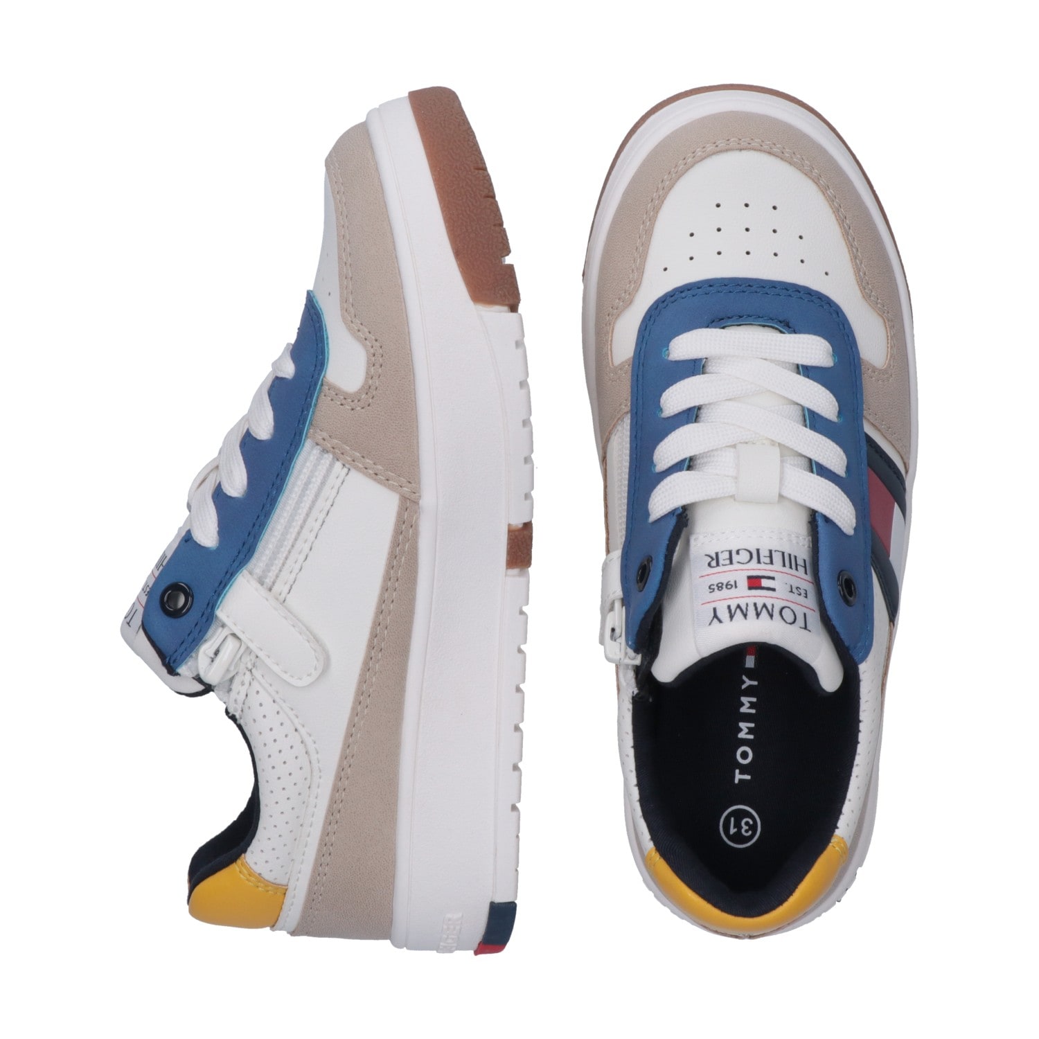Tommy Hilfiger Sneaker, Retro Sneaker, Freizeitschuh mit Reißverschluss