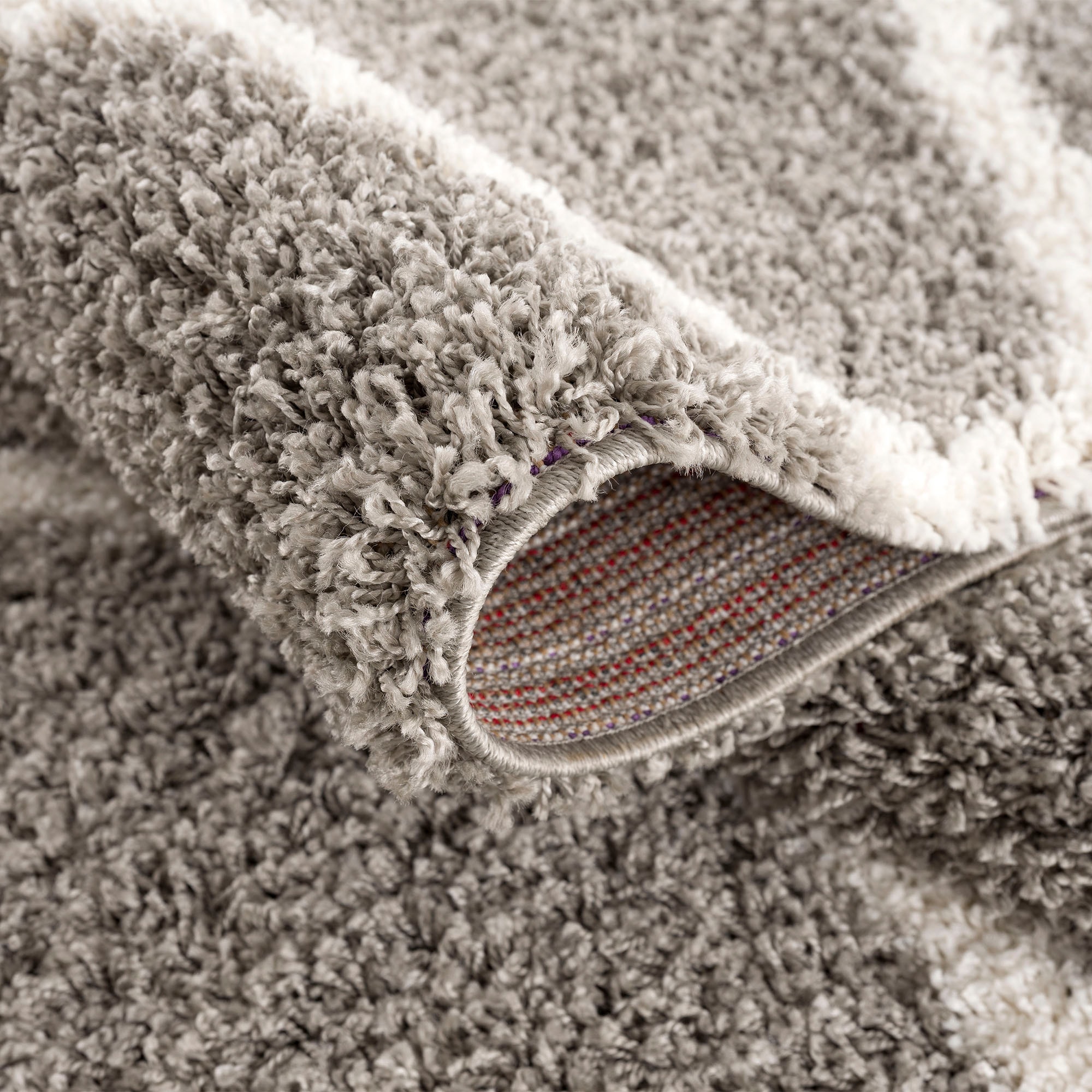 Sanat Hochflor-Teppich »Madrid«, rund, 30 mm Höhe, Wohnzimmer, Langflor, Shaggy Teppich
