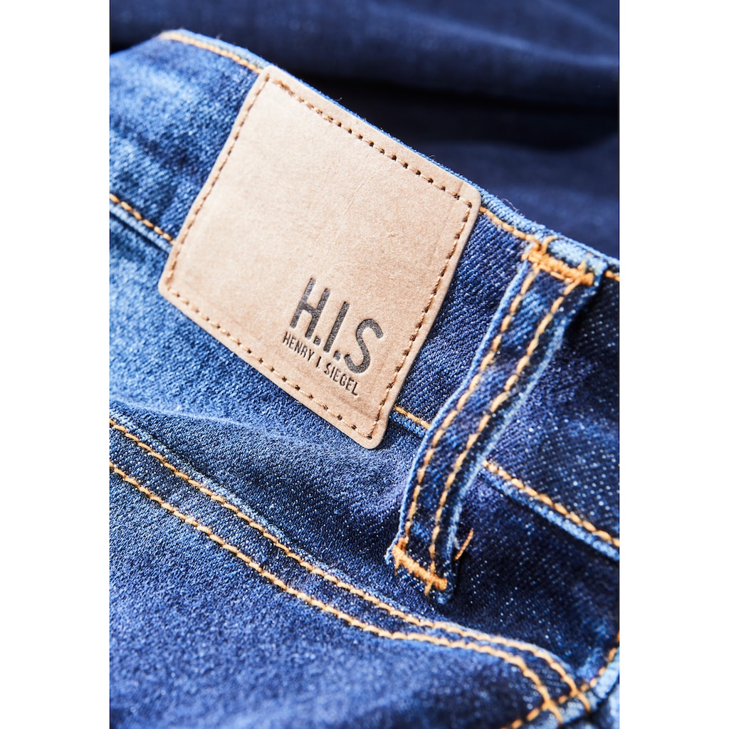 H.I.S Straight-Jeans »DIX«, Ökologische, wassersparende Produktion durch Ozon Wash