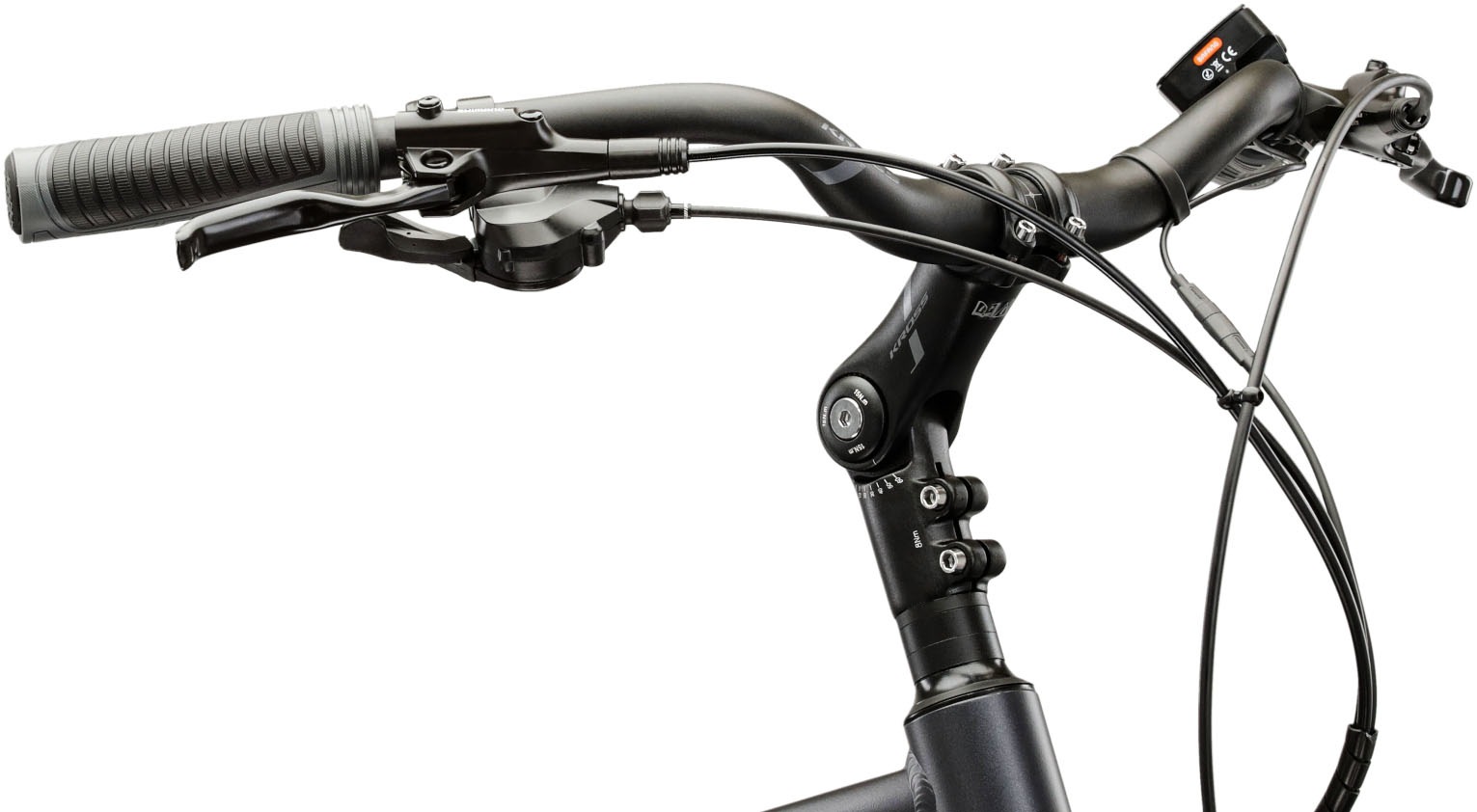 Kross E-Bike »E-Trekkingbike Herren Trans Hybrid 1.0 28" graphitgrau 8 Gänge«, 8 Gang, Shimano, ACERA M3020, Heckmotor 250 W