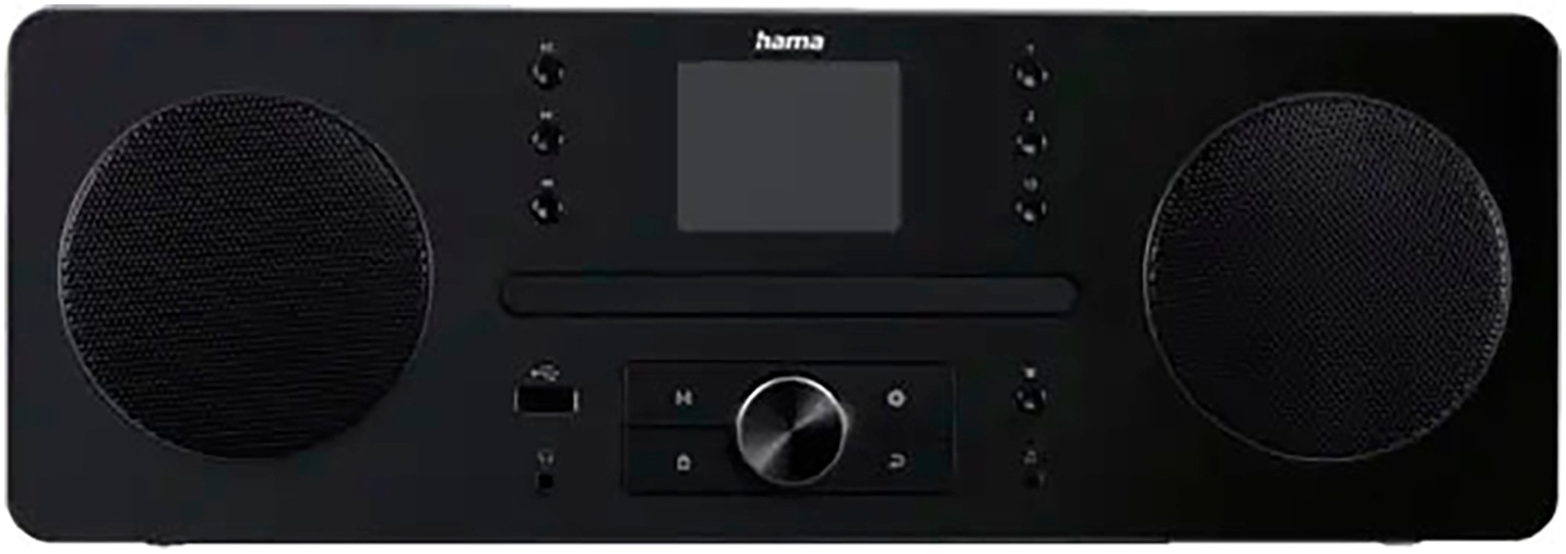 HAMA Digitalradio (DAB+) »Digitalradio (Internetradio, Radiowecker, CD-Player, Bluetooth, App)« (Bluetooth WLAN Digitalradio (DAB+)...