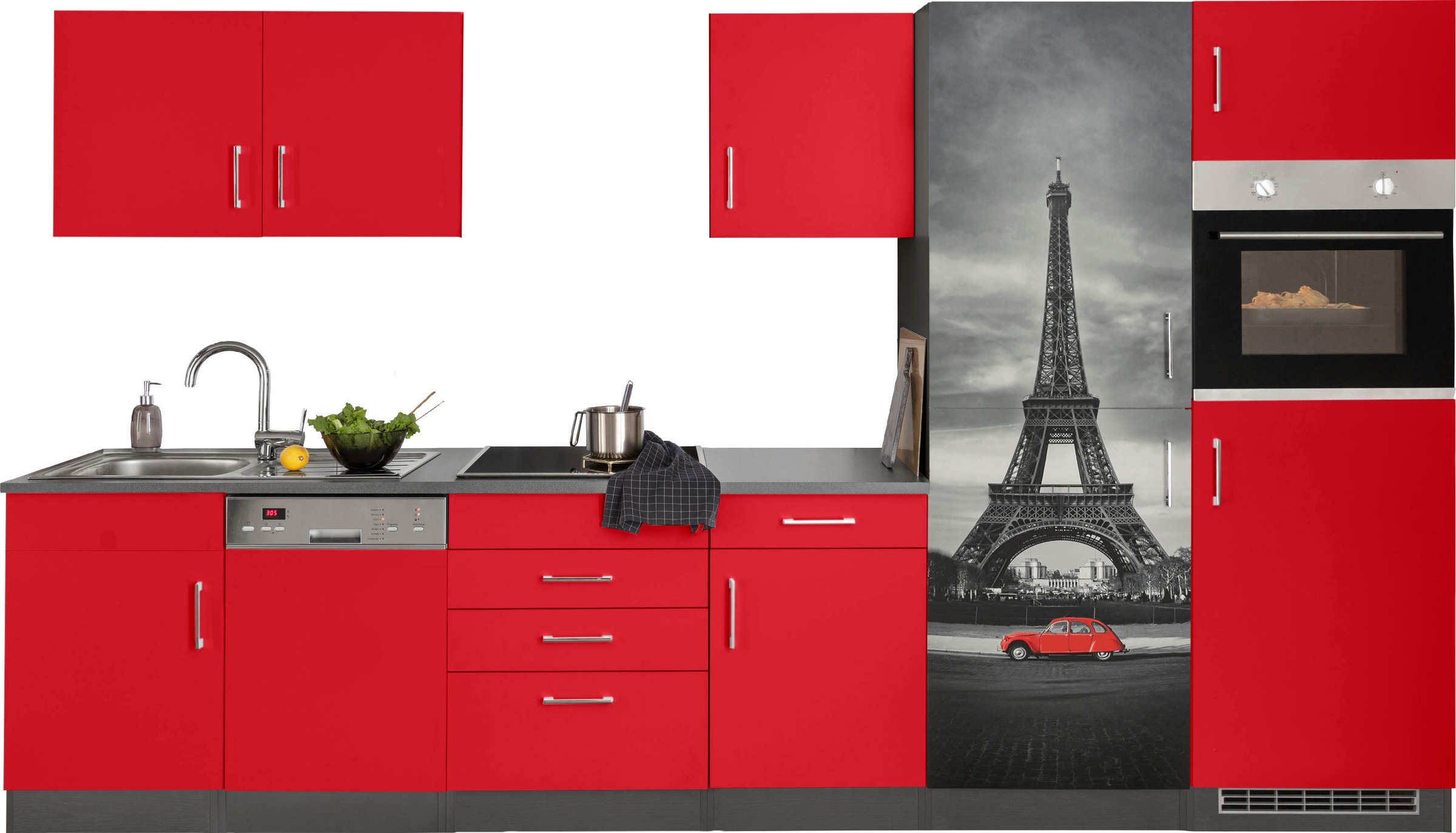 KOCHSTATION Küchenzeile »KS-Paris«, ohne E-Geräte, Breite 340 cm günstig online kaufen