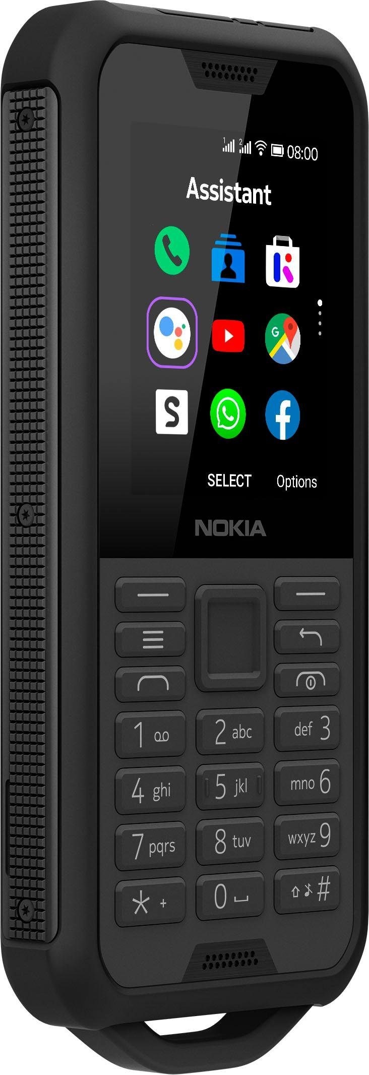 Nokia Handy »800 Tough«, 4 jetzt Kamera 6,1 Speicherplatz, GB MP %Sale Schwarzer 2 Zoll, Stahl, cm/2,4 im