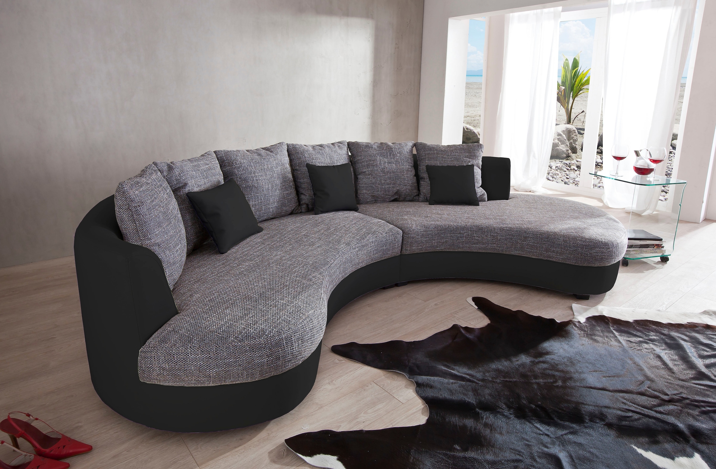 INOSIGN Ecksofa »Limoncello organische Formensprache, OTTOs Choice, L-Form« günstig online kaufen