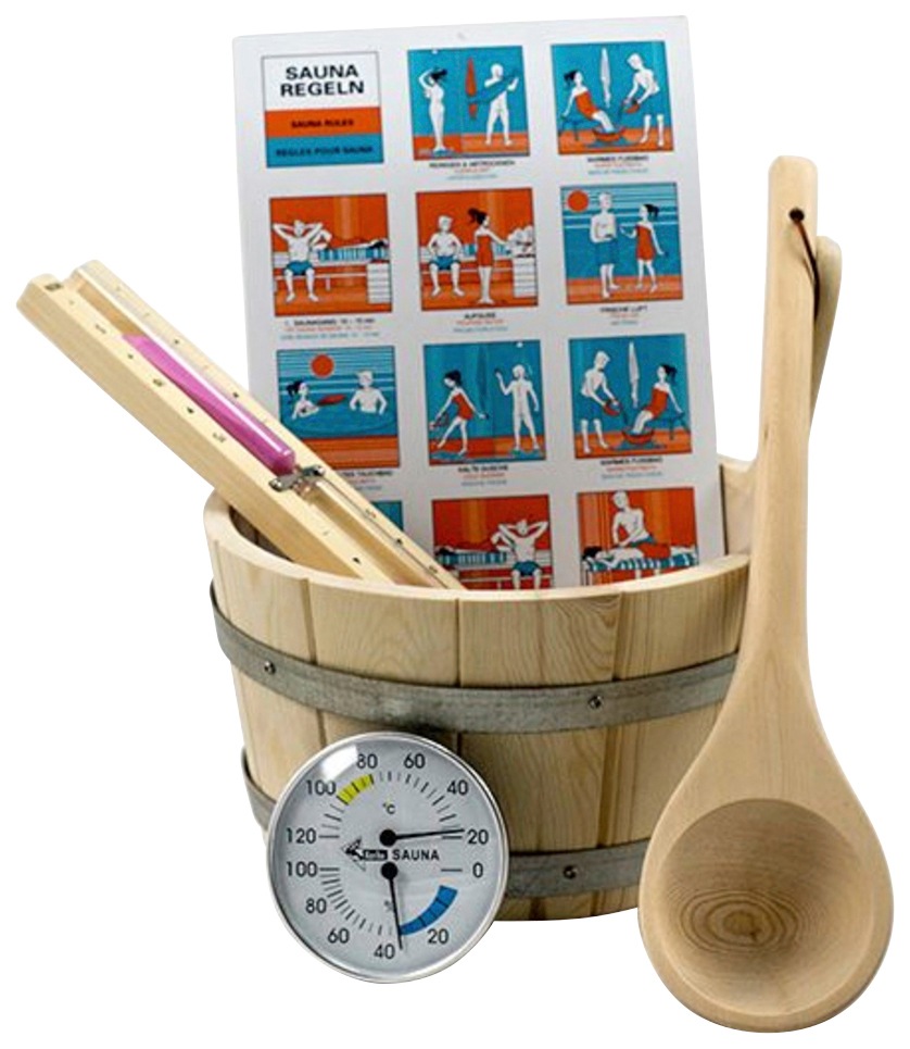 welltime Sauna »Anni«, 3,6-kW-Bio-Plug & Play Ofen mit ext. Steuerung
