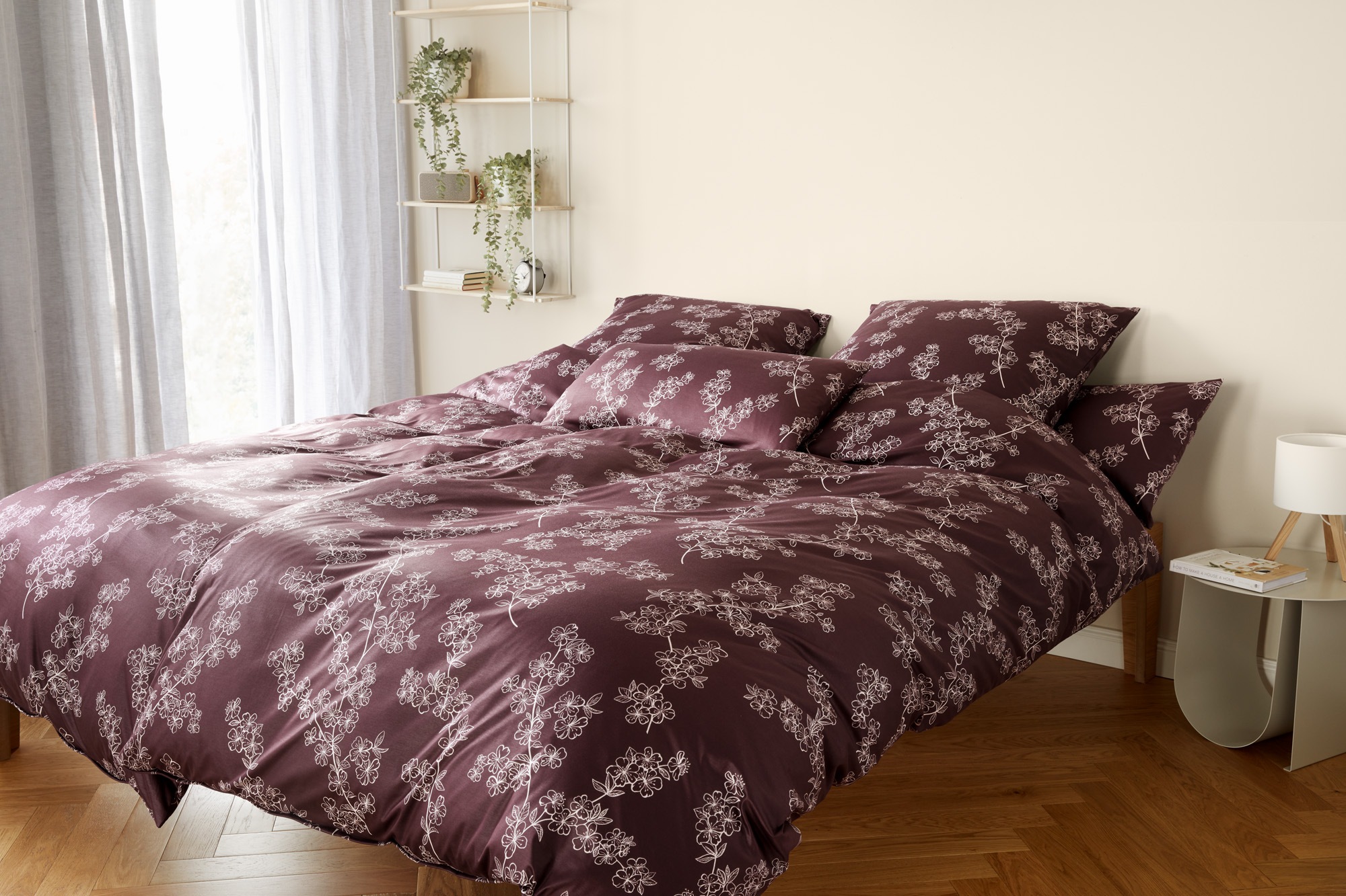 Elegante Bettwäsche »Cherry Blossom« 2 Stk. angenehmes Hautgefühl