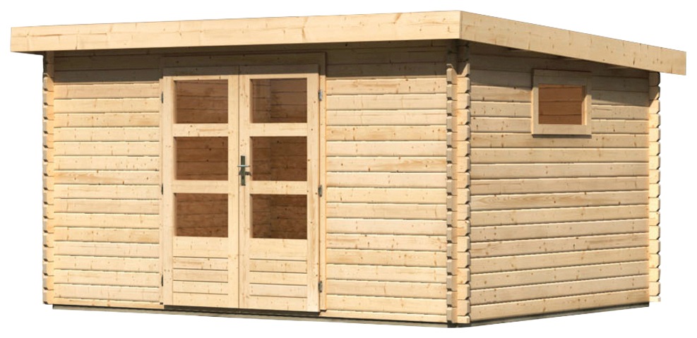 Karibu Gartenhaus »Trittau 5«, 40 mm Wandstärke, mit Fenster