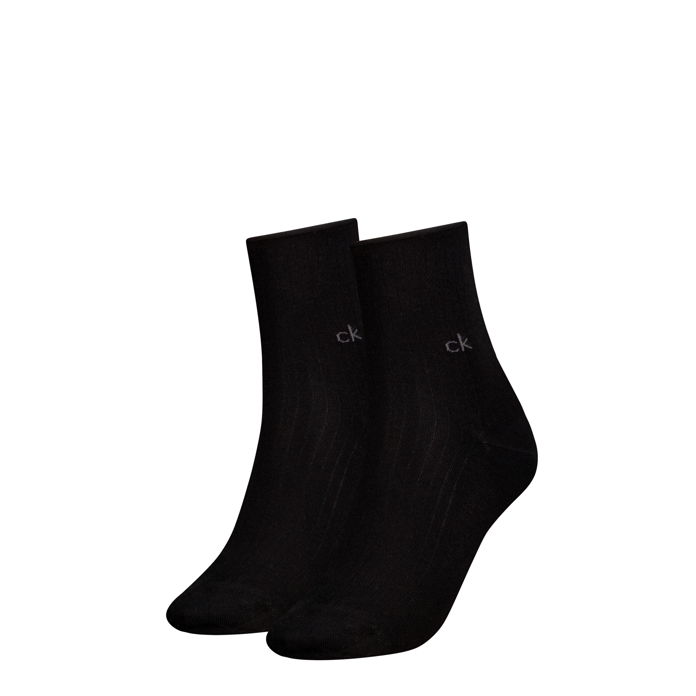 Calvin Klein Jeans Socken »CK WOMEN SHORT SOCK 2P ROLL TOP«, (2 Paar)