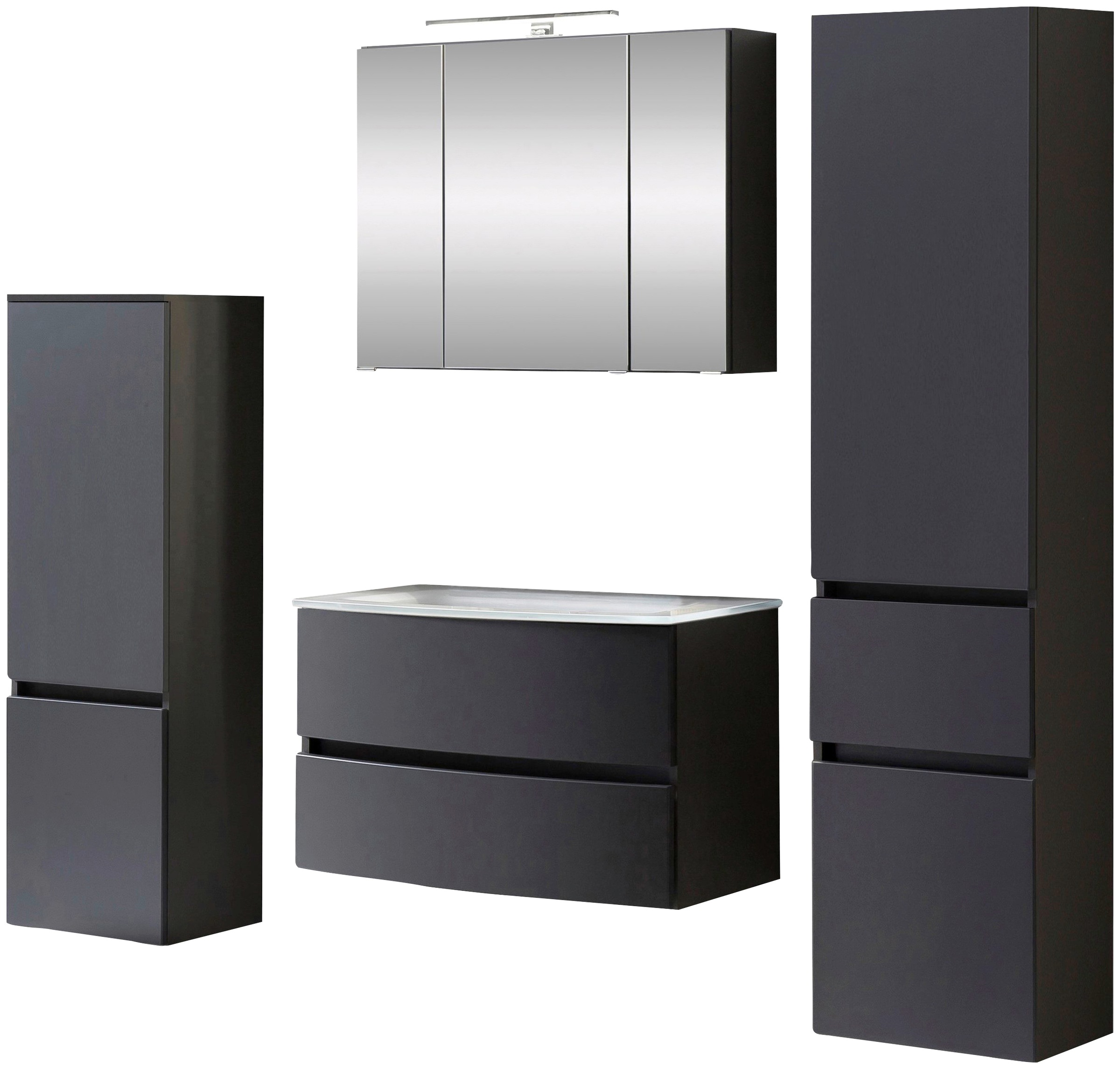 welltime Badezimmer-Set »Kaunas« Set, 4 Stk. tlg. günstig online kaufen