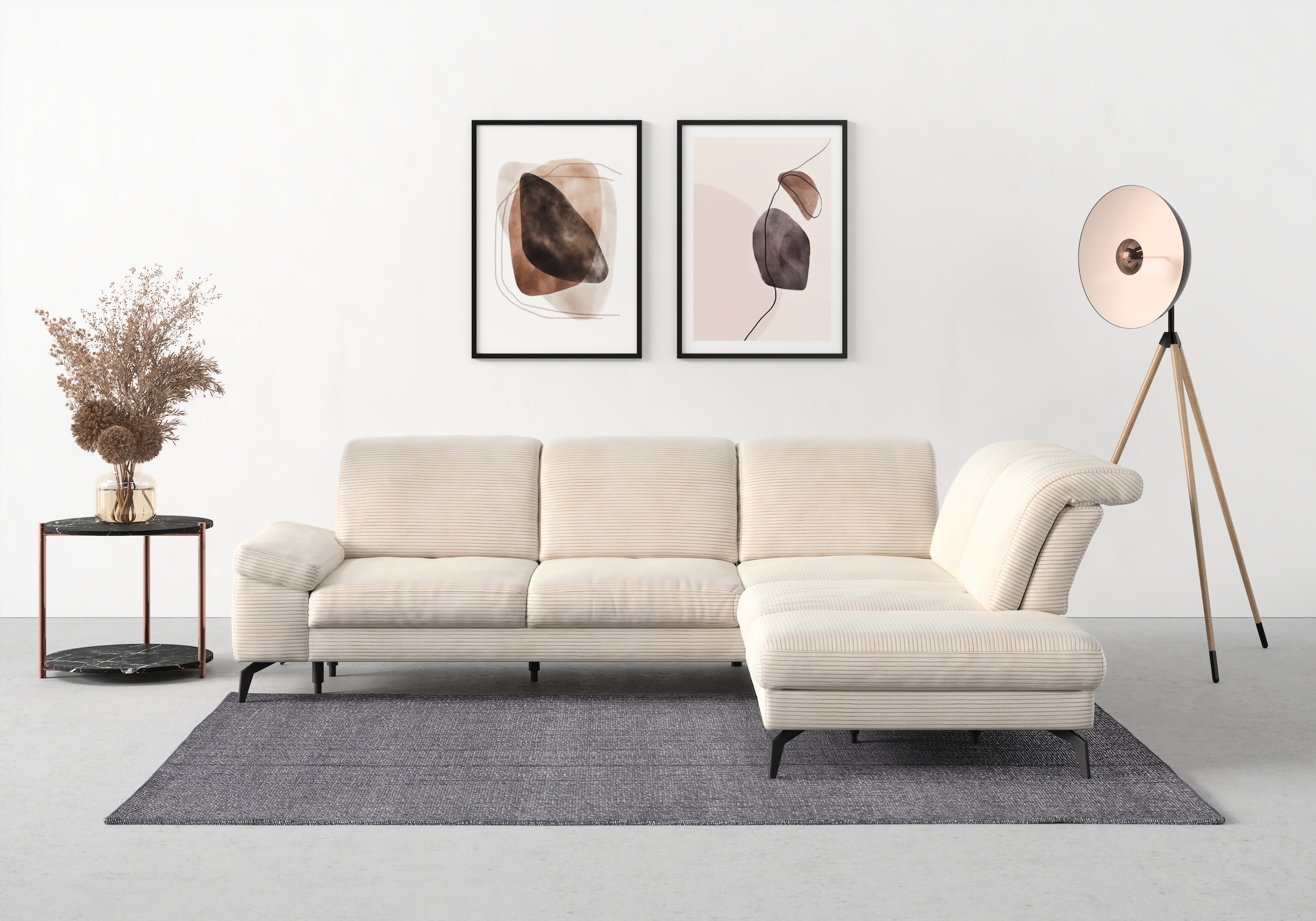 sit&more Ecksofa »Cabana L-Form«, Ottomane, wahlweise mit Sitztiefen-,Armle günstig online kaufen