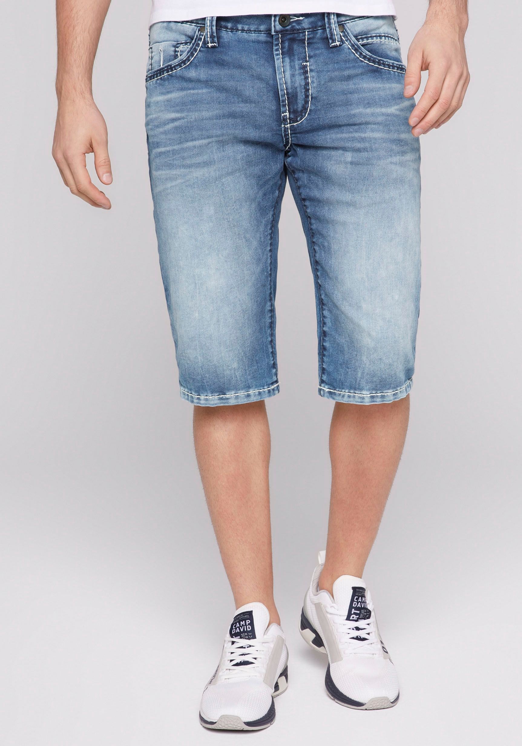 Bild von CAMP DAVID Bermudas, mit Turn-Up Saum
