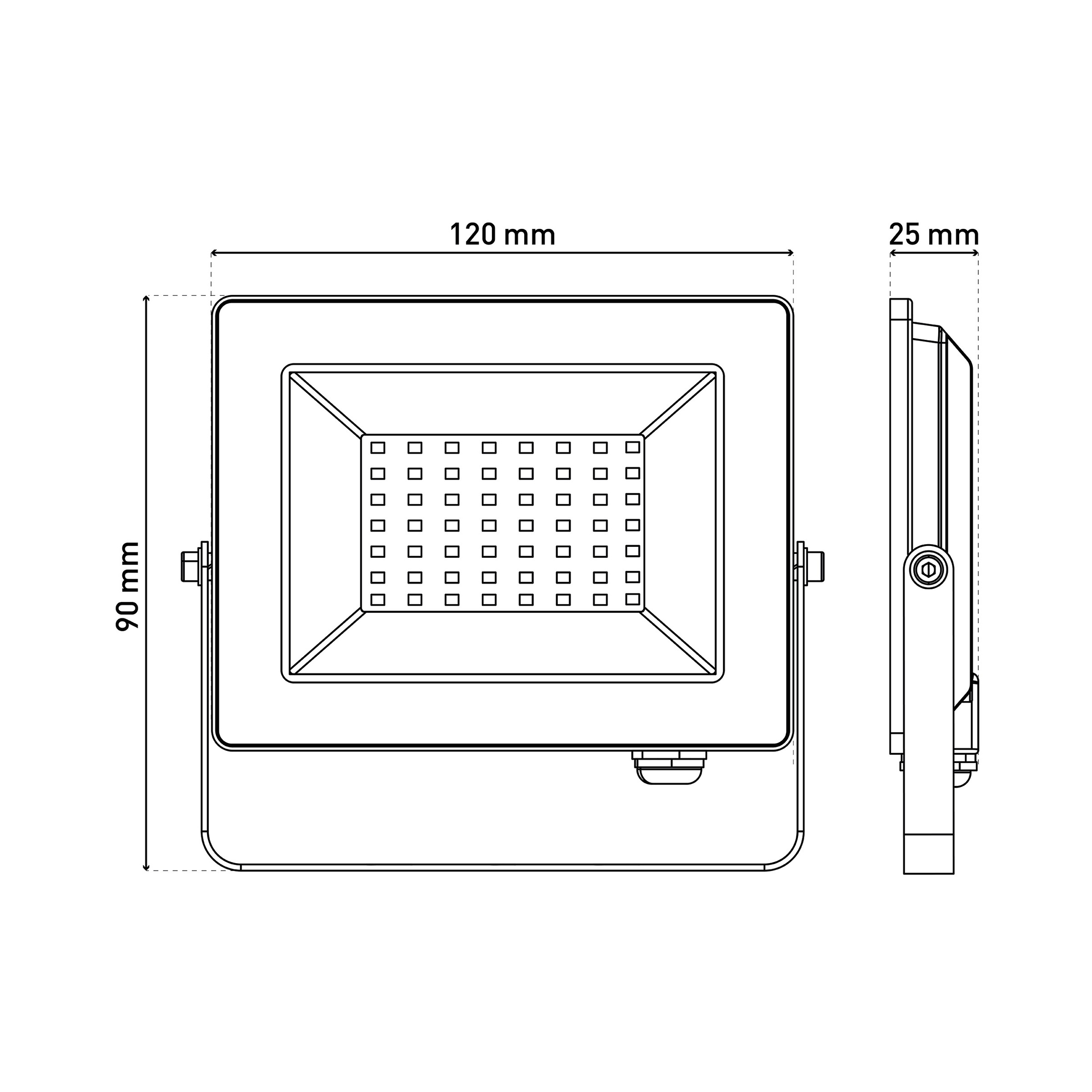 näve LED Gartenstrahler »Pia« LED-Modul 1 Stk. RGB | warmweiß - kaltweiß RGBW, Memory, Nachtlicht, dimmbar, Fernbedienung, Zuleitung 300cm