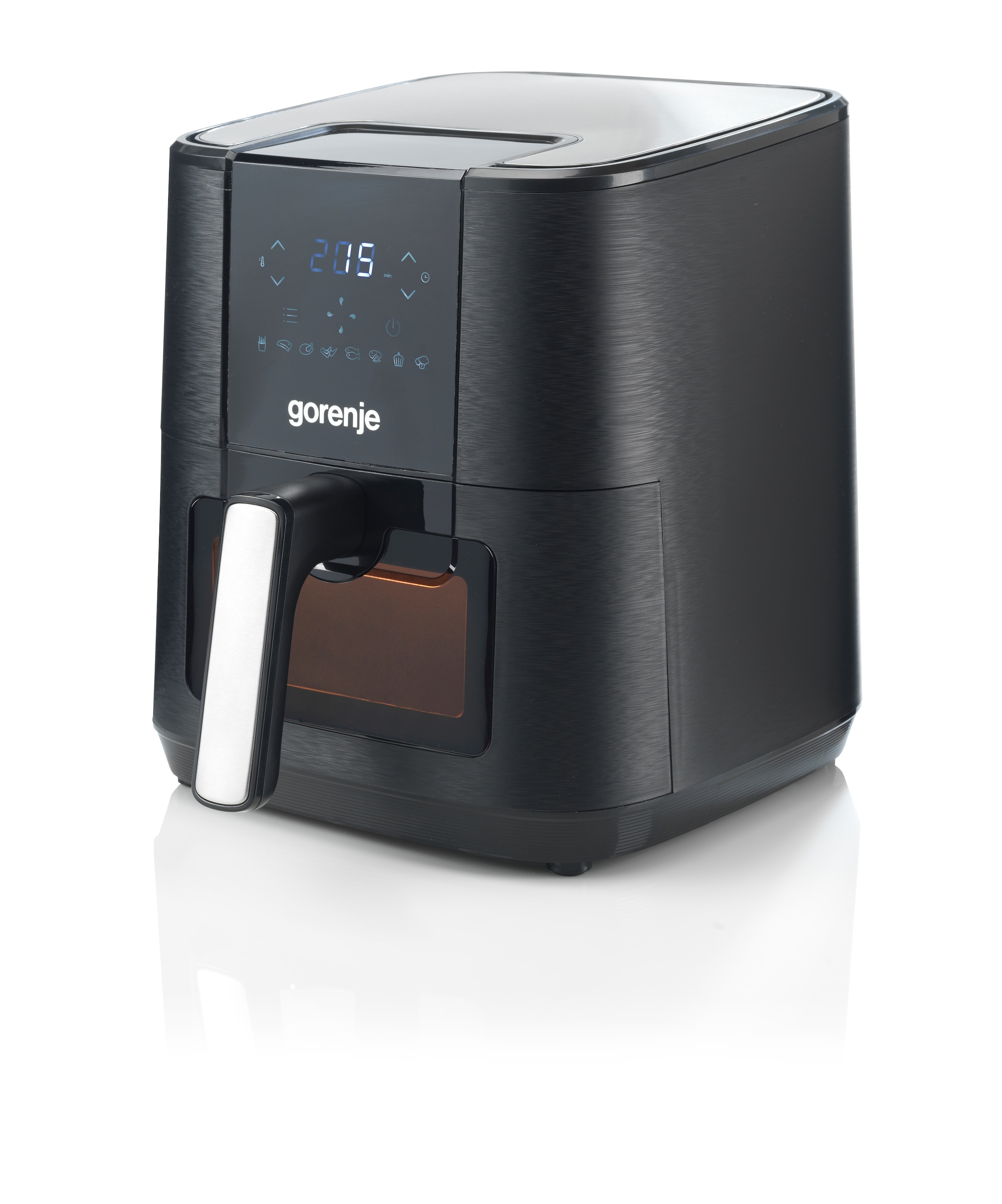 GORENJE Heißluftfritteuse »AF1350DWB«, 1350 W, mit Sichtfenster, 5,4 Liter Volumen, LED-Display