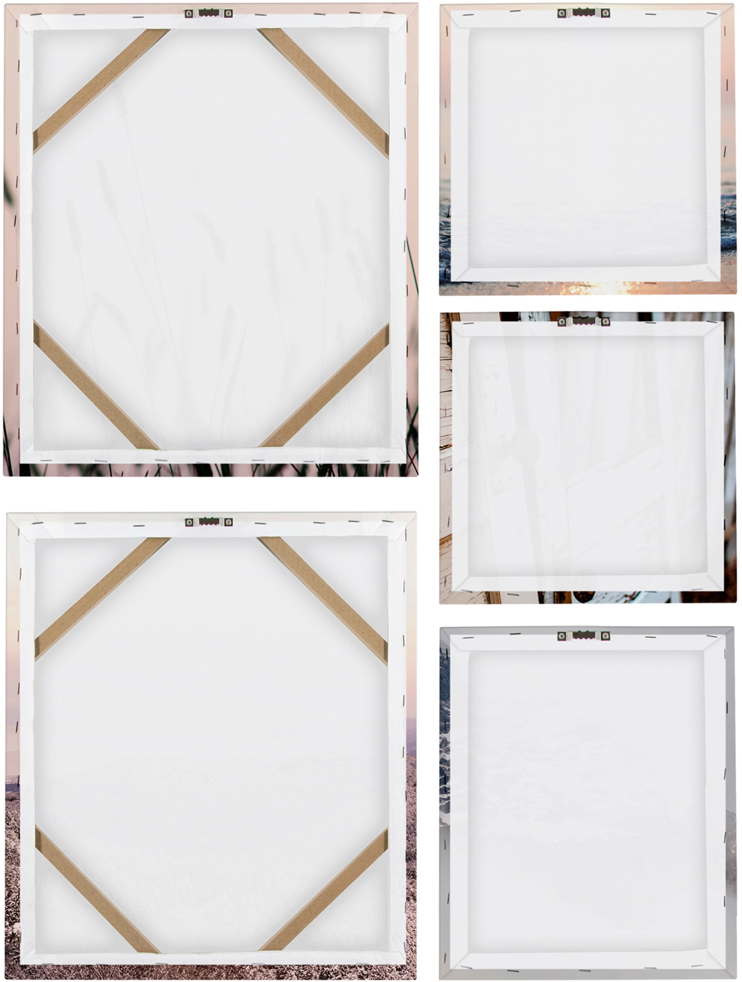 Art for the home Leinwandbild »Soft Temptation Ruhe« Natur | Zen Set, 5 Stk. tlg. beruhigend SET 5-teilig  80x60 cm